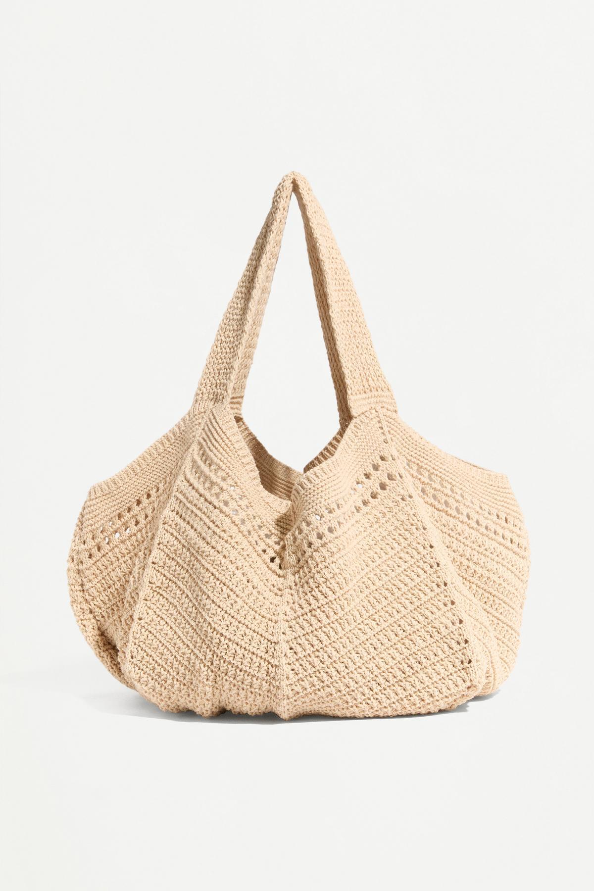 Crochet shoulder bag