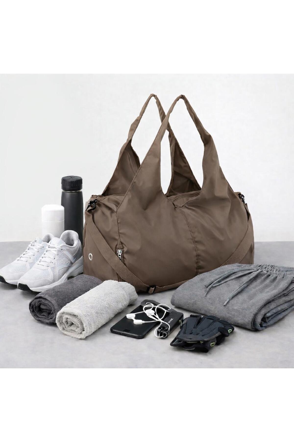 citycenterfashion  Kadın Gym Spor Seyahat Okul Çantası cty-lbn-1171 45x30 cm - Görsel 2