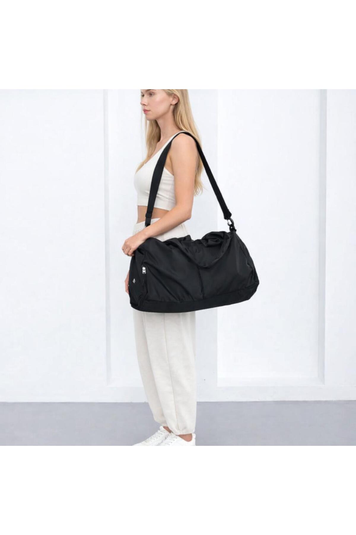 citycenterfashion  Kadın Gym Spor Seyahat Okul Çantası cty-lbn-1171 45x30 cm - Görsel 3