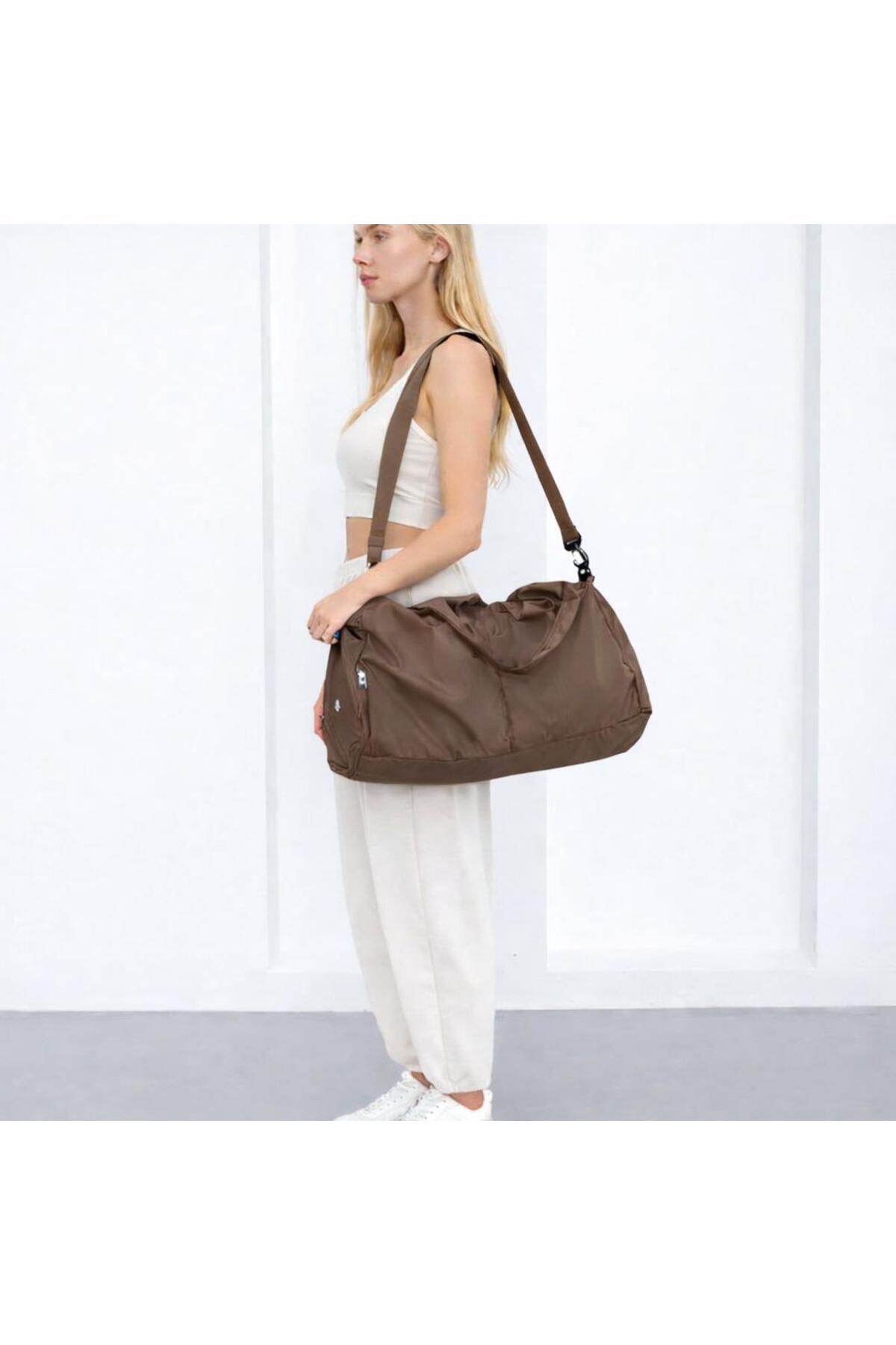 citycenterfashion  Kadın Gym Spor Seyahat Okul Çantası cty-lbn-1171 45x30 cm - Görsel 3