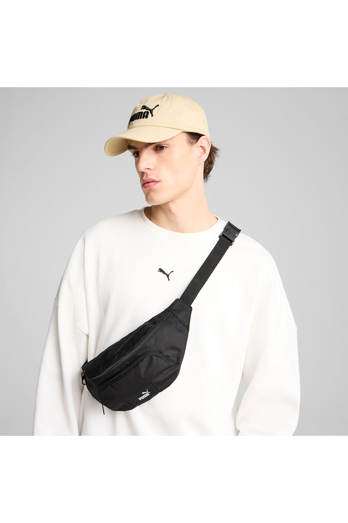 Puma Academy Unisex Siyah Günlük Stil Bel Çantası 09148601 görsel 3