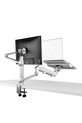 Moxti 2'Lİ Monitör Standı (HEM LAPTOP HEM MONİTÖR) - Monitör Standı - Monitör...