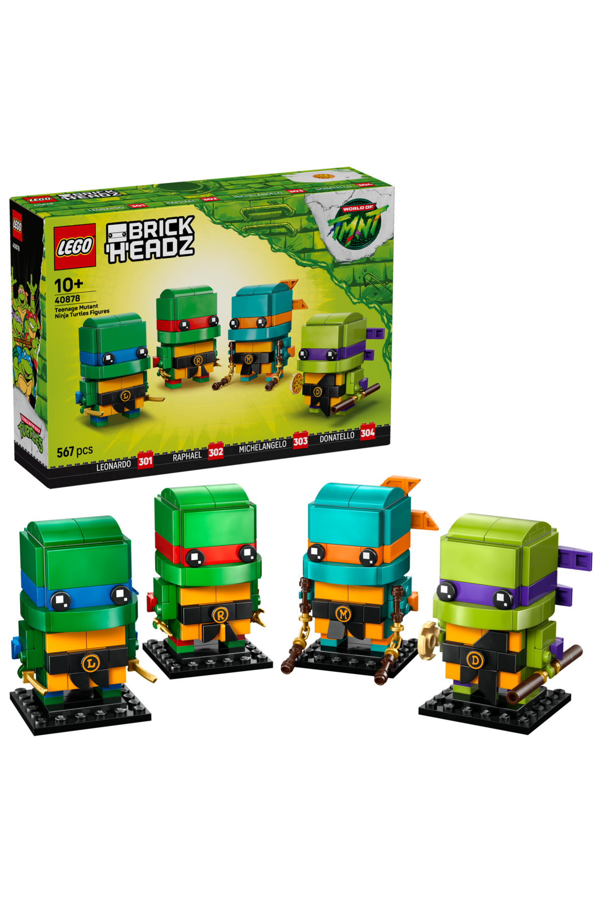 LEGO 40878 LEGO® BrickHeadz Genç Mutant Ninja Kaplumbağalar