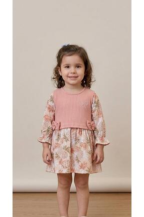 MOMOİRO DESENLİ ÇOCUK & BEBEK ELBİSE