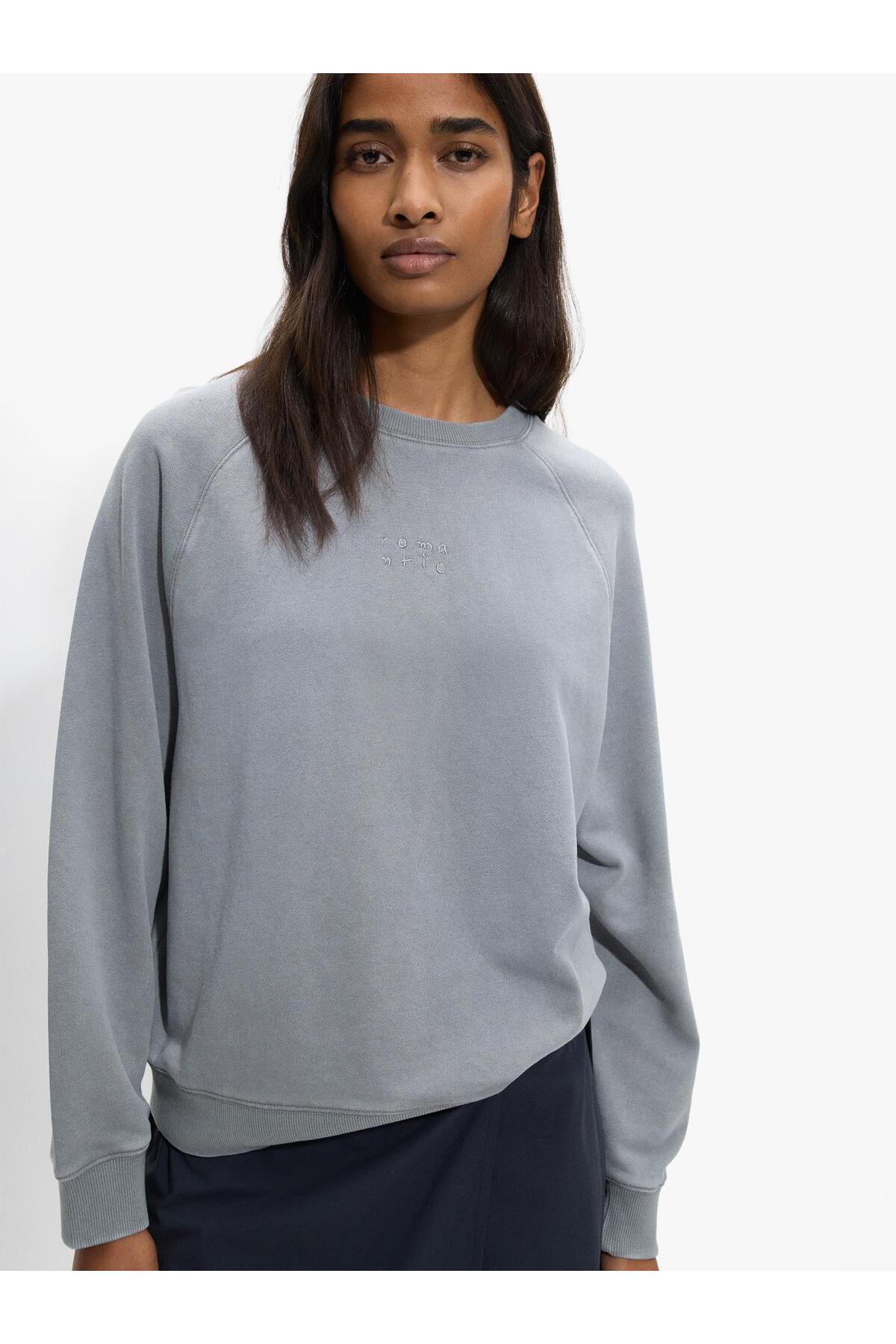 Women's Embroidered Cotton Sweatshirt