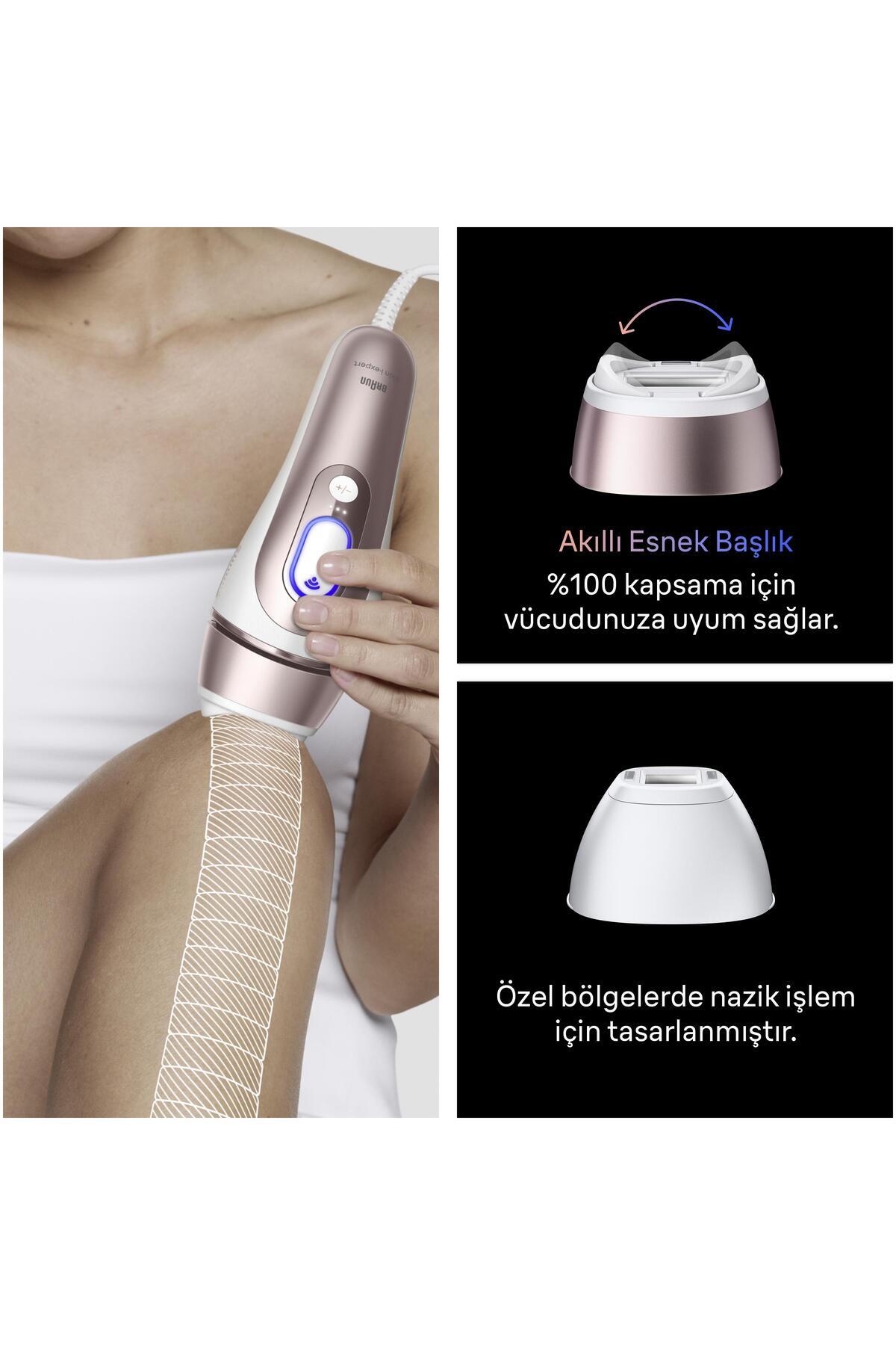 IPL Skin i·expert، دستگاه لیزر خانگی حذف مو، با اپلیکیشن، همراه با کیف، Gillette Venus، 2 سری، PL7211