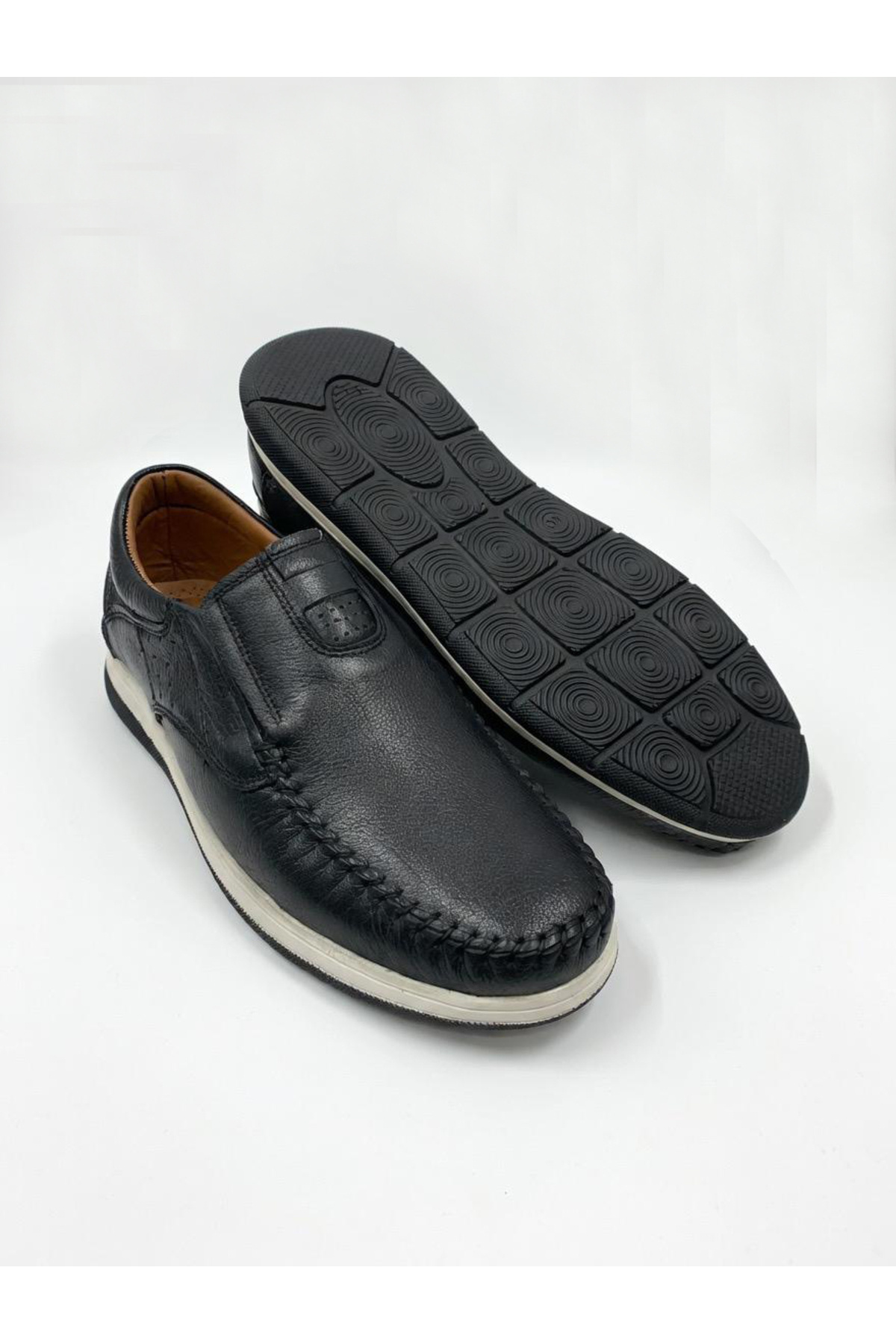 Scarpe Sano Günlük hakiki deri loafer erkek ayakkabsı tam ortapedik,rahat kalıp görsel 3