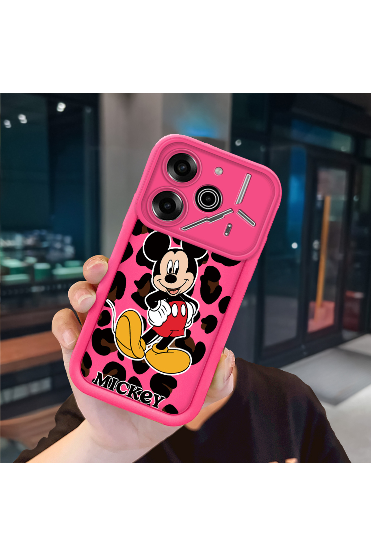 Tecno Pova 6/Pova 6 Pro Compatible Pink Red Silicone Case Shockproof Camera Protection