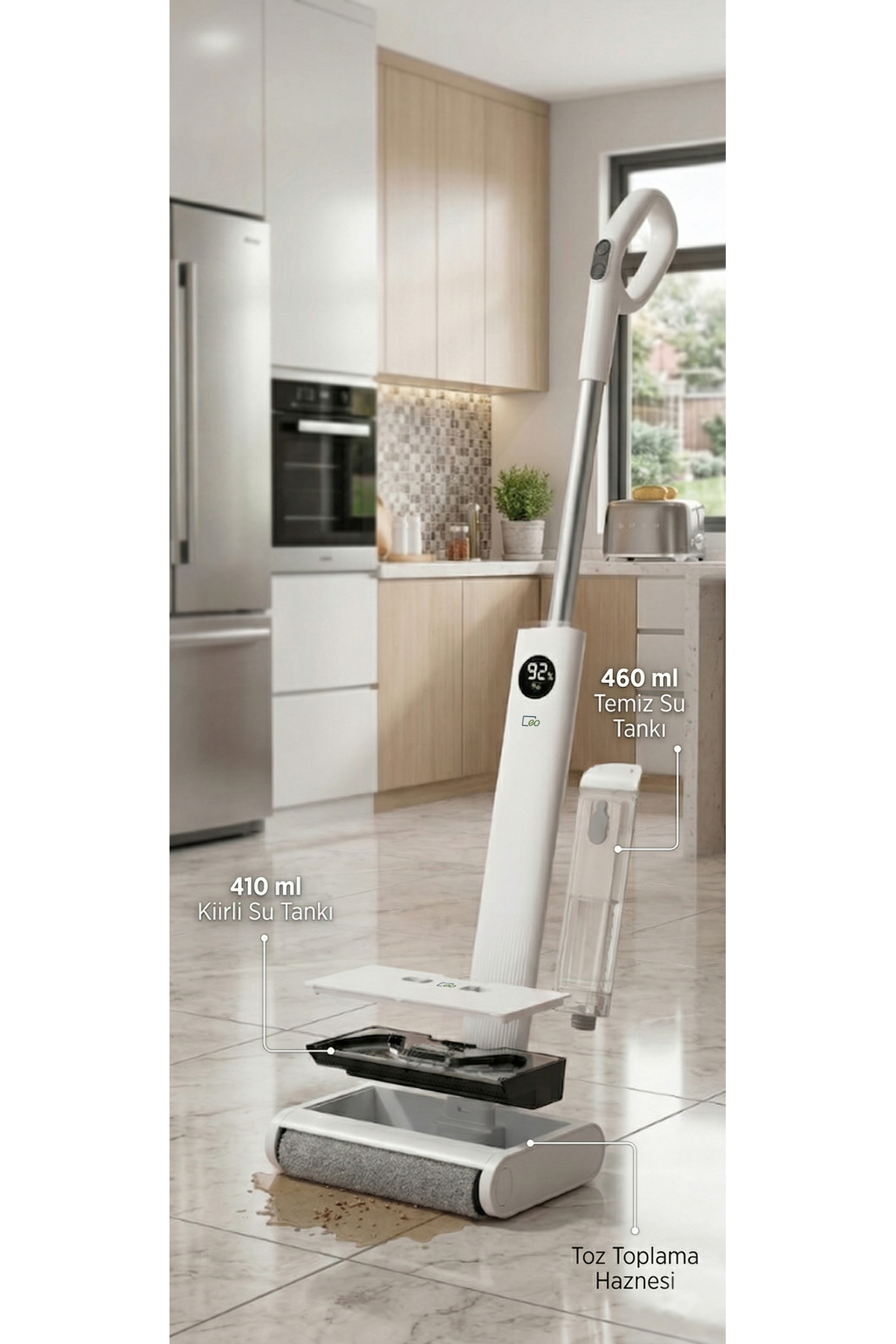 İntros Eo-Tech DW200 Kablosuz Şarjlı Mop - Fiyatı, Yorumları