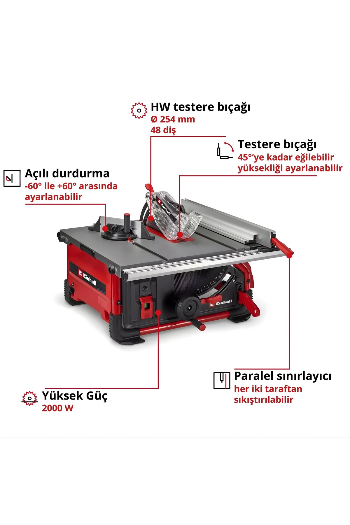 Einhell Expert TE-TS 10 T, Tezgah Testere - Fiyatı, Yorumları