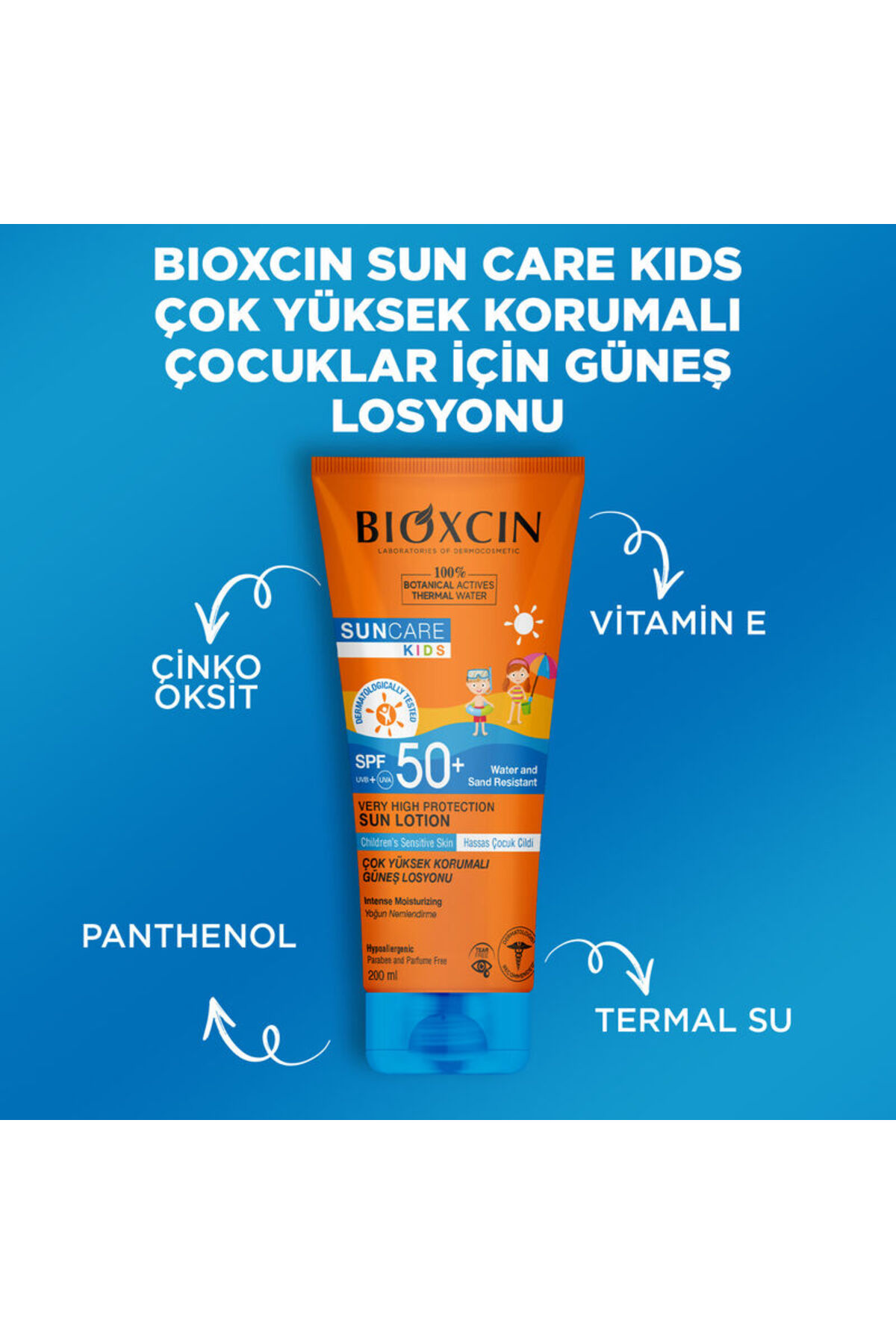 Sun Care Çok Çok Yüksek Korumalı Çocuk Güneş Losyonu 50 Spf - % 100 Botanik Aktif 200 ml — 868051263269600 — تصویر 6 از 8