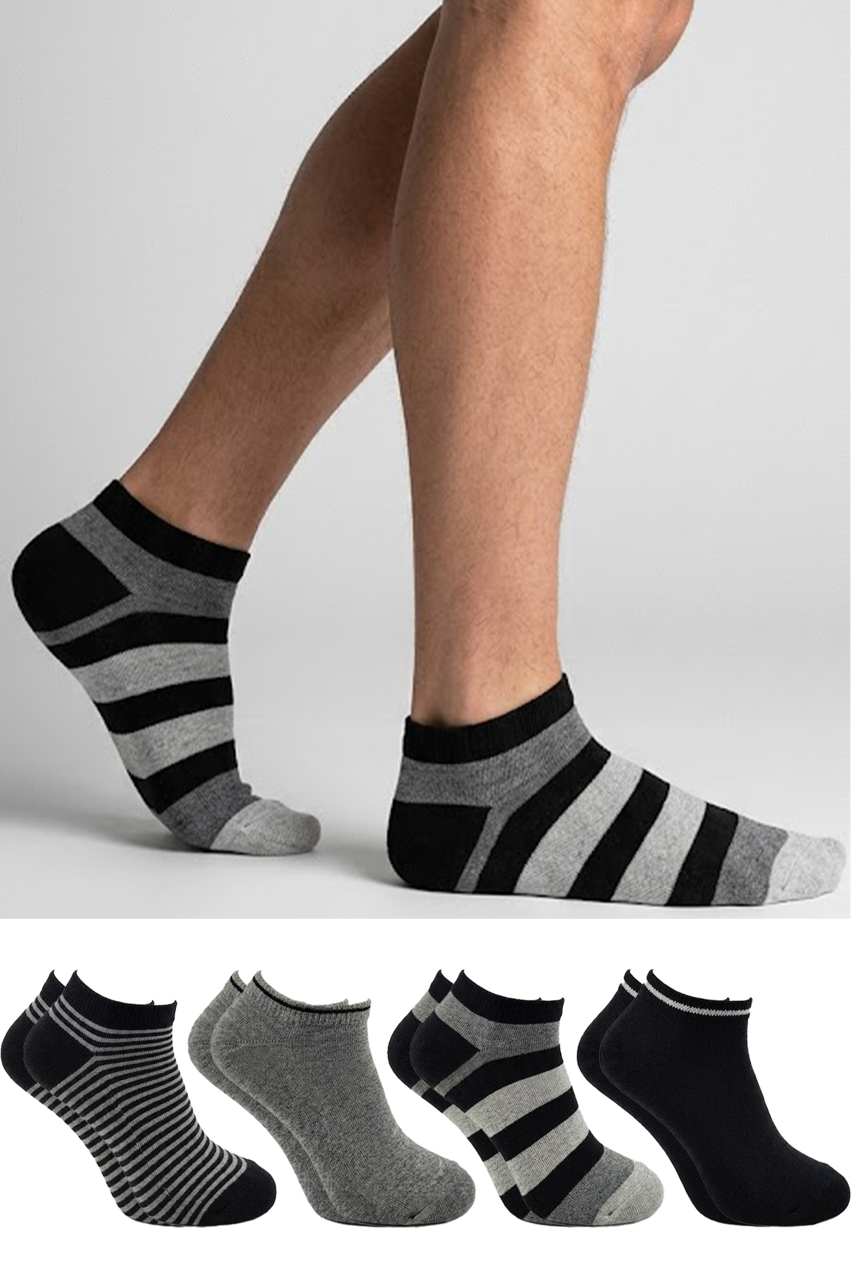 Men's Booties Multicolor 4"Pack