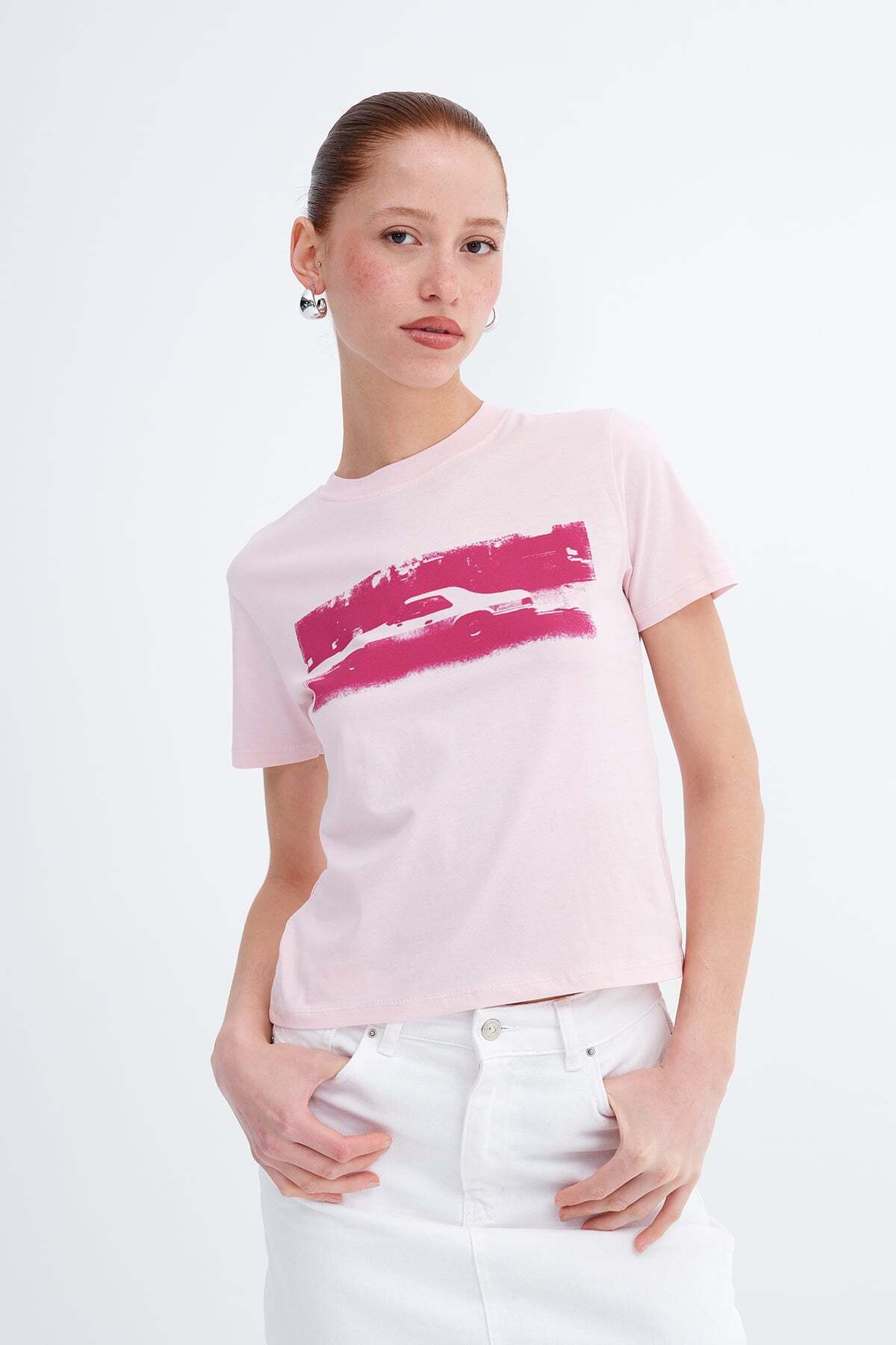 Addax Baskılı T-shirt P10673 - Fiyatı, Yorumları