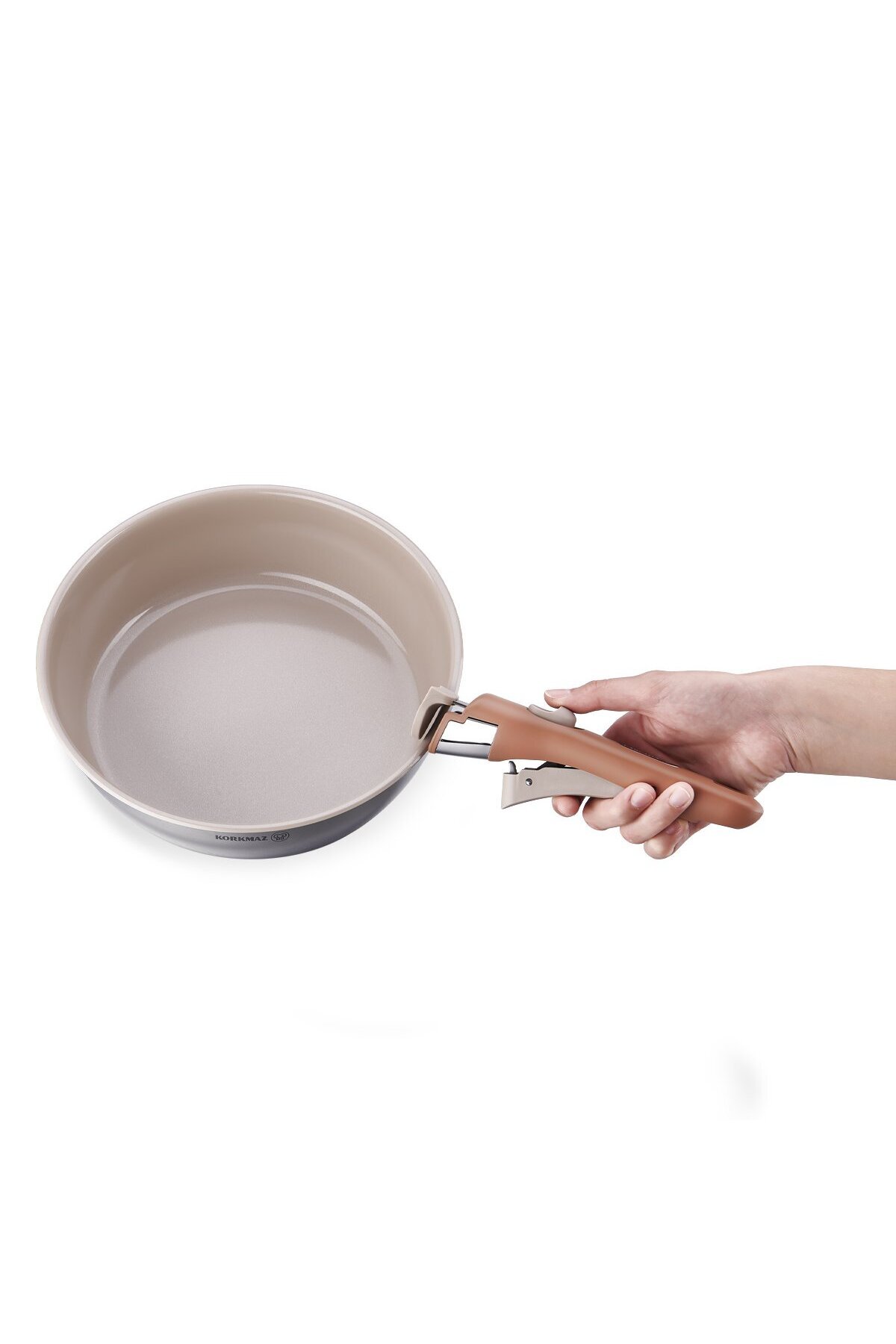 KORKMAZ Verso 12 Piece Mocha Cookware Set A2790-1- Trendyol
