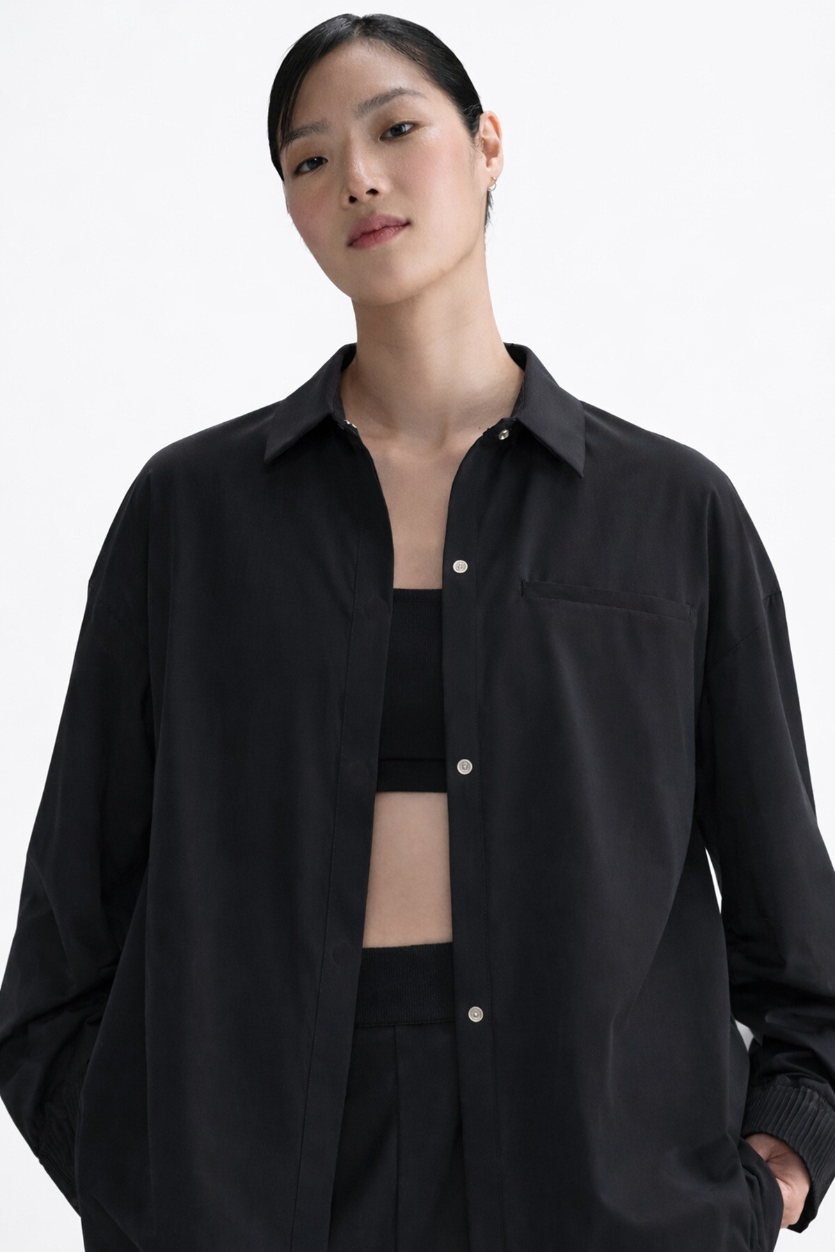@_@_@ Nike 24.7 PerfectStretch Women's Dri Fit Oversized Long-Sleeve Top