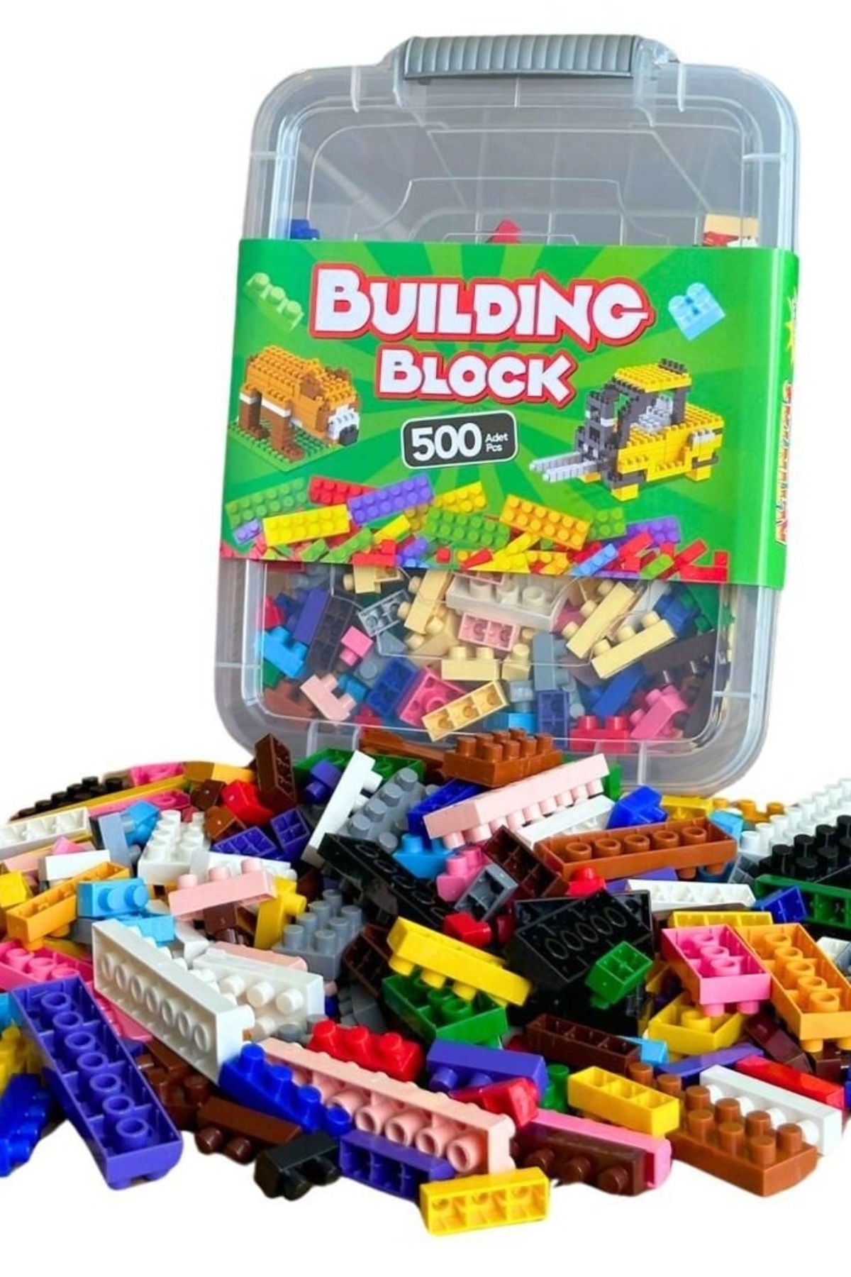 Margo Toys 500 Parça Building Block Mikro LEGO Yapı Blokları