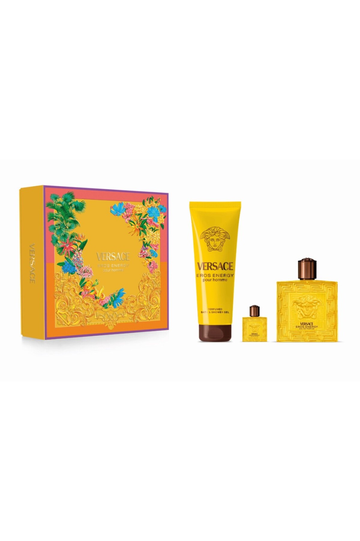 Versace Eros Energy EDP 100 ml Parfüm + Duş Jeli 150 ml+ EDP 5 ml