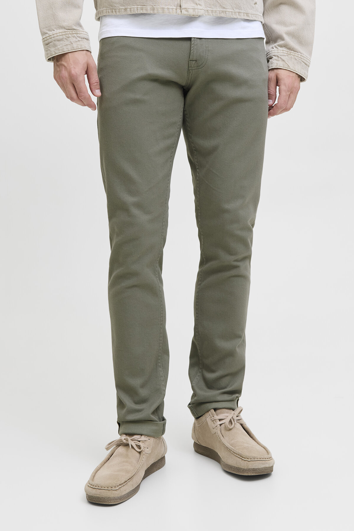 شلوار مردانه جک اند جونز گلن کد ۱۲۲۷۹۱۸۲ طرح ریحان نرم جک اند جونز شلوار جین Jack & Jones