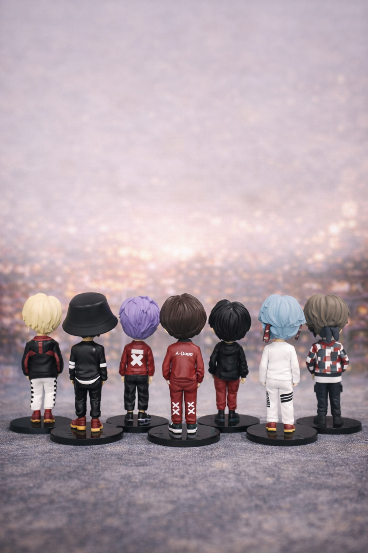 Wonderful Life K-Pop BTS 7'li Figür Seti – Karakter Koleksiyon