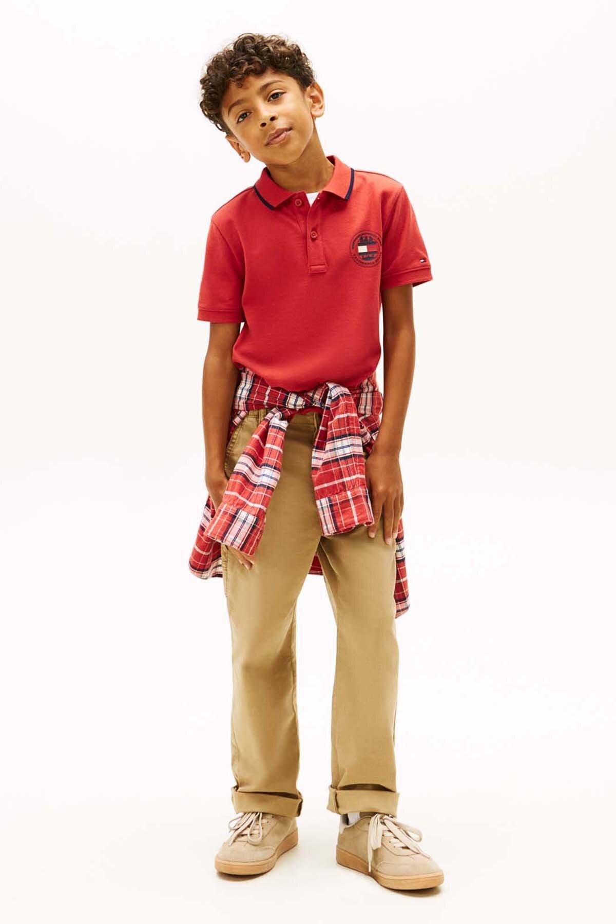 پولوشرت پسرانه یقه پلو | تامی هیلفیگر Tommy Hilfiger PR-KB0KB100430176900048 BD - تصویر 2
