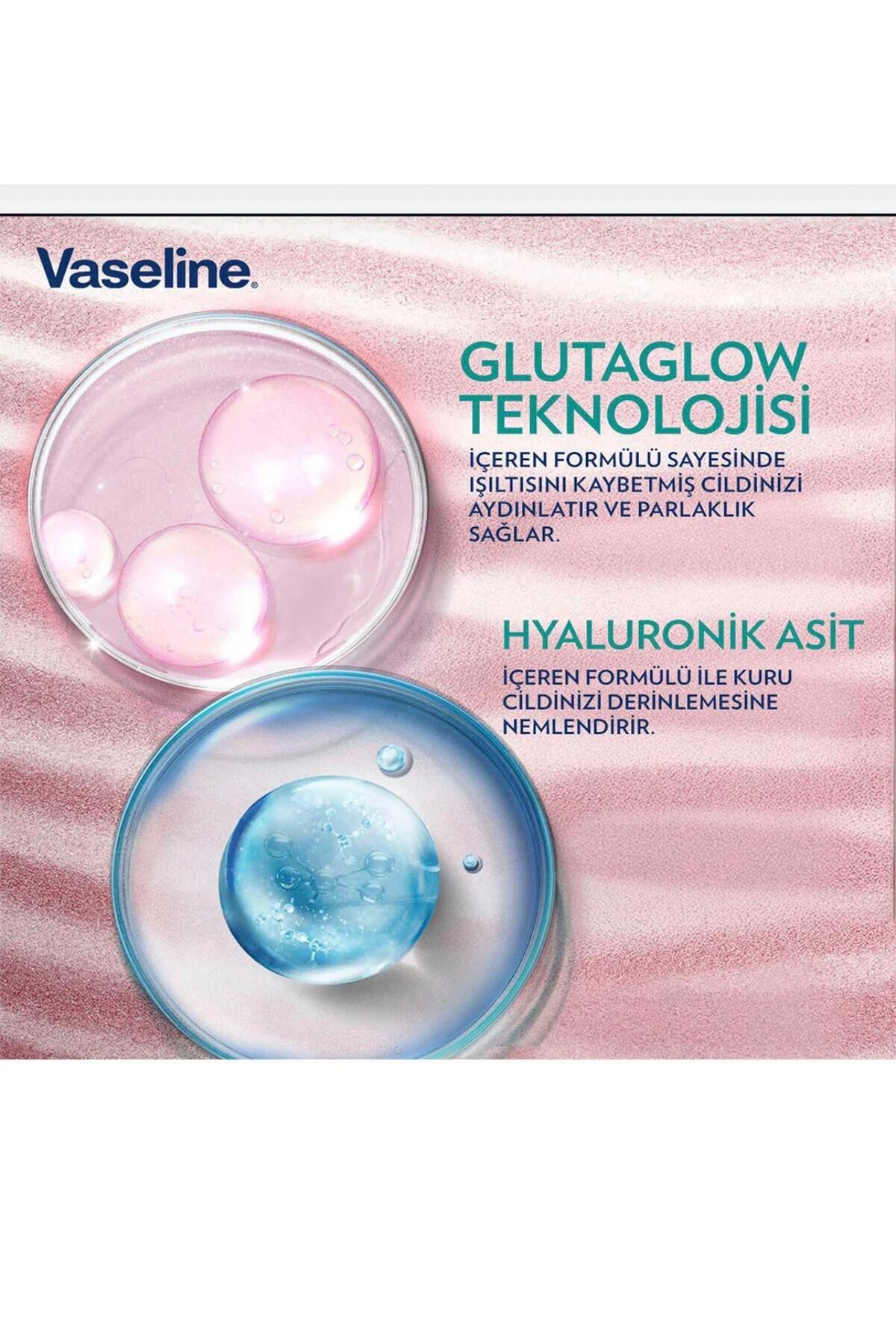 Gluta-hya Niyasinamid Serum Etkili Vücut Losyonu Pürüzsüzleştirici 170 ml — vazelin — تصویر 3 از 4