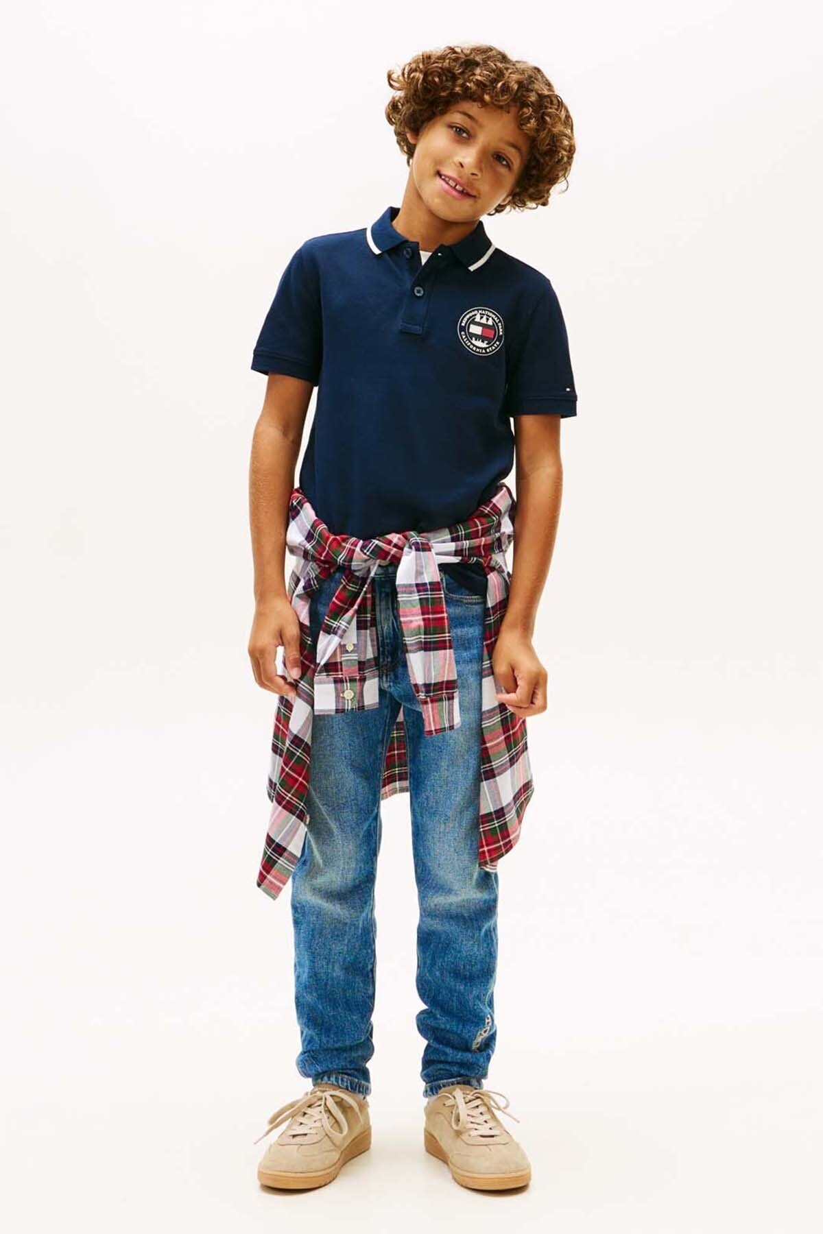 پولوشرت پسرانه یقه پلو | تامی هیلفیگر Tommy Hilfiger PR-KB0KB100430176900048 BD - تصویر 2