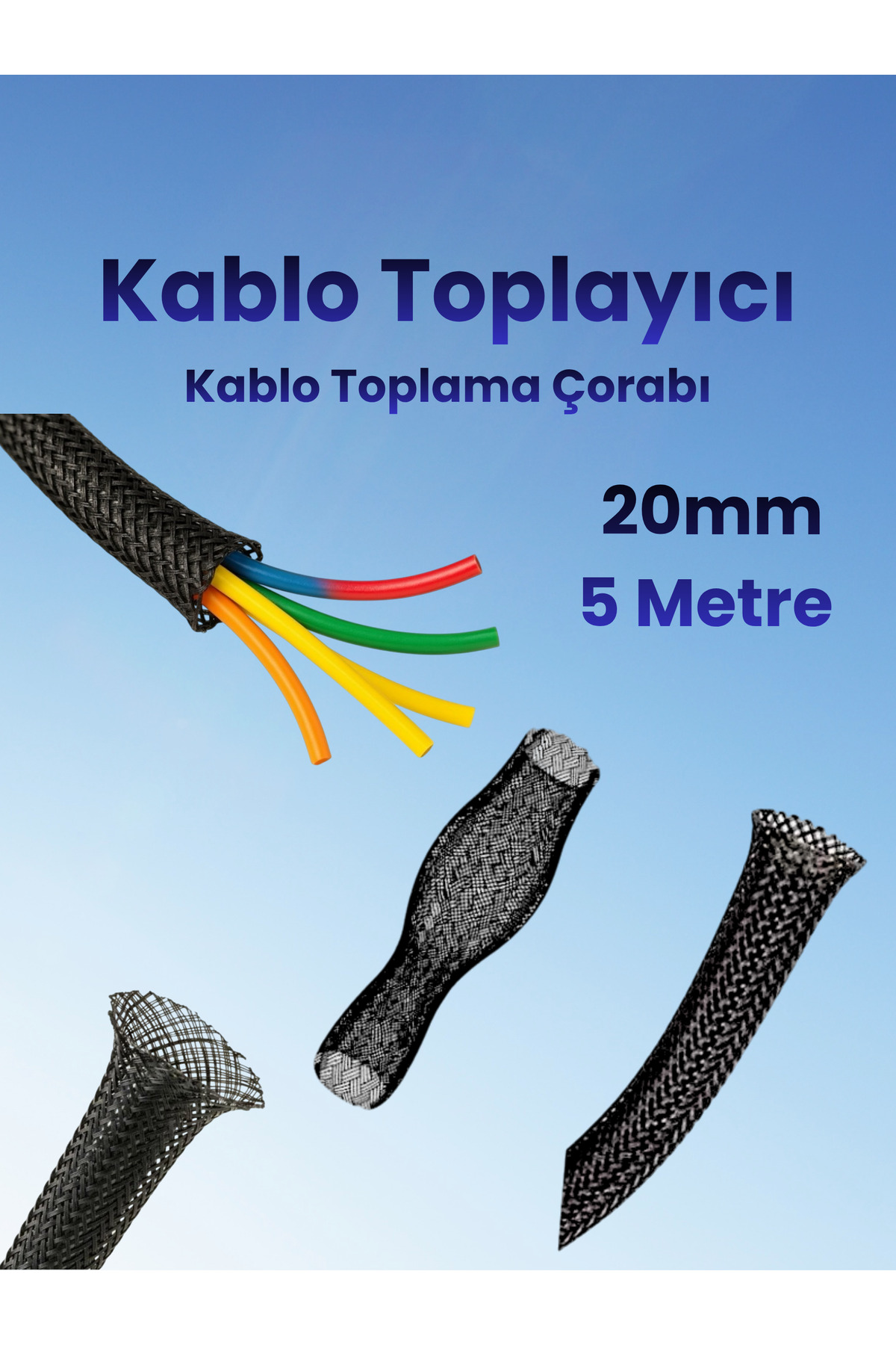 Cable Gathering Socks Cable Gatherer 20mm X 5 Meters
