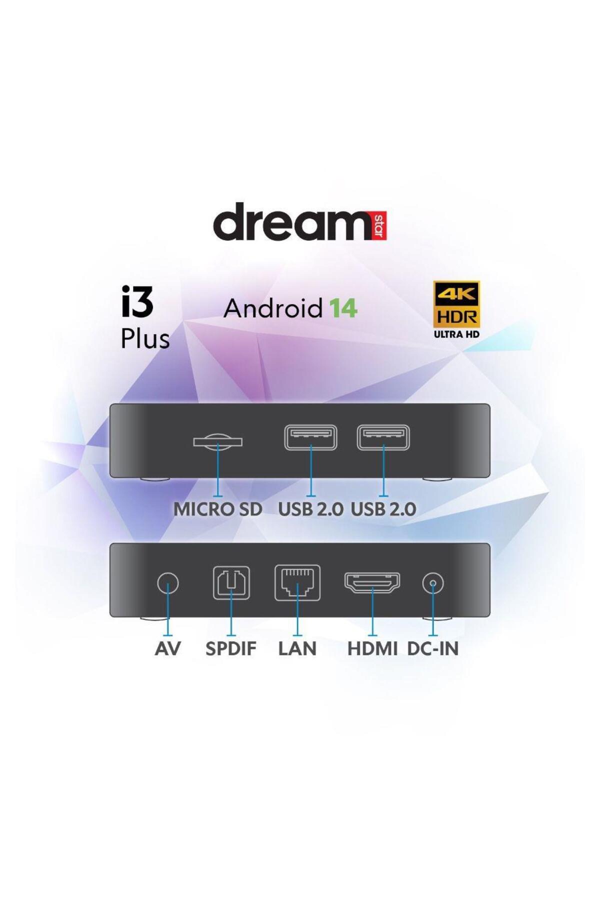 Dreamstar i3 Plus Android TV Box 2GB Ram 16GB Hafıza - Fiyatı