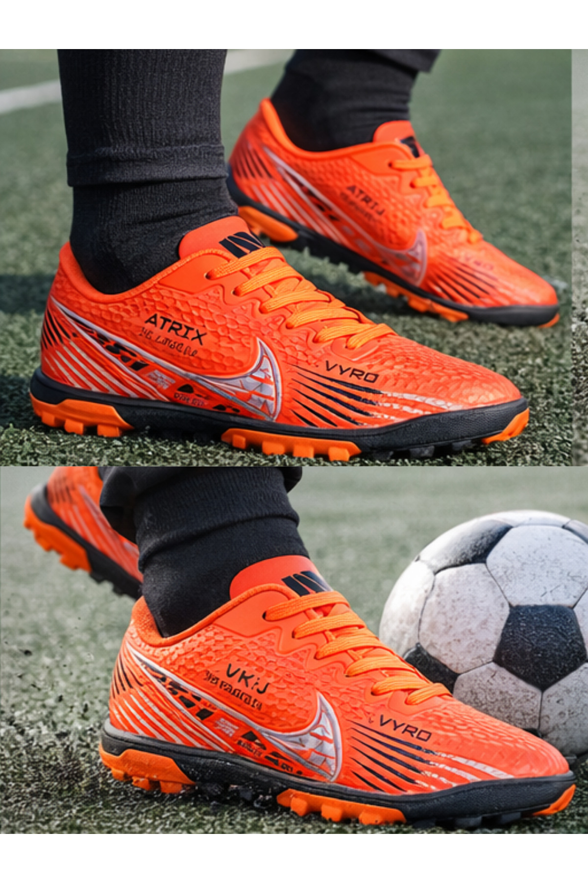 Liarca Vapro Zoom Futbol Ayakkabısı Halısaha Çim Saha Çoraplı Çocuk Yetişkin Krampon