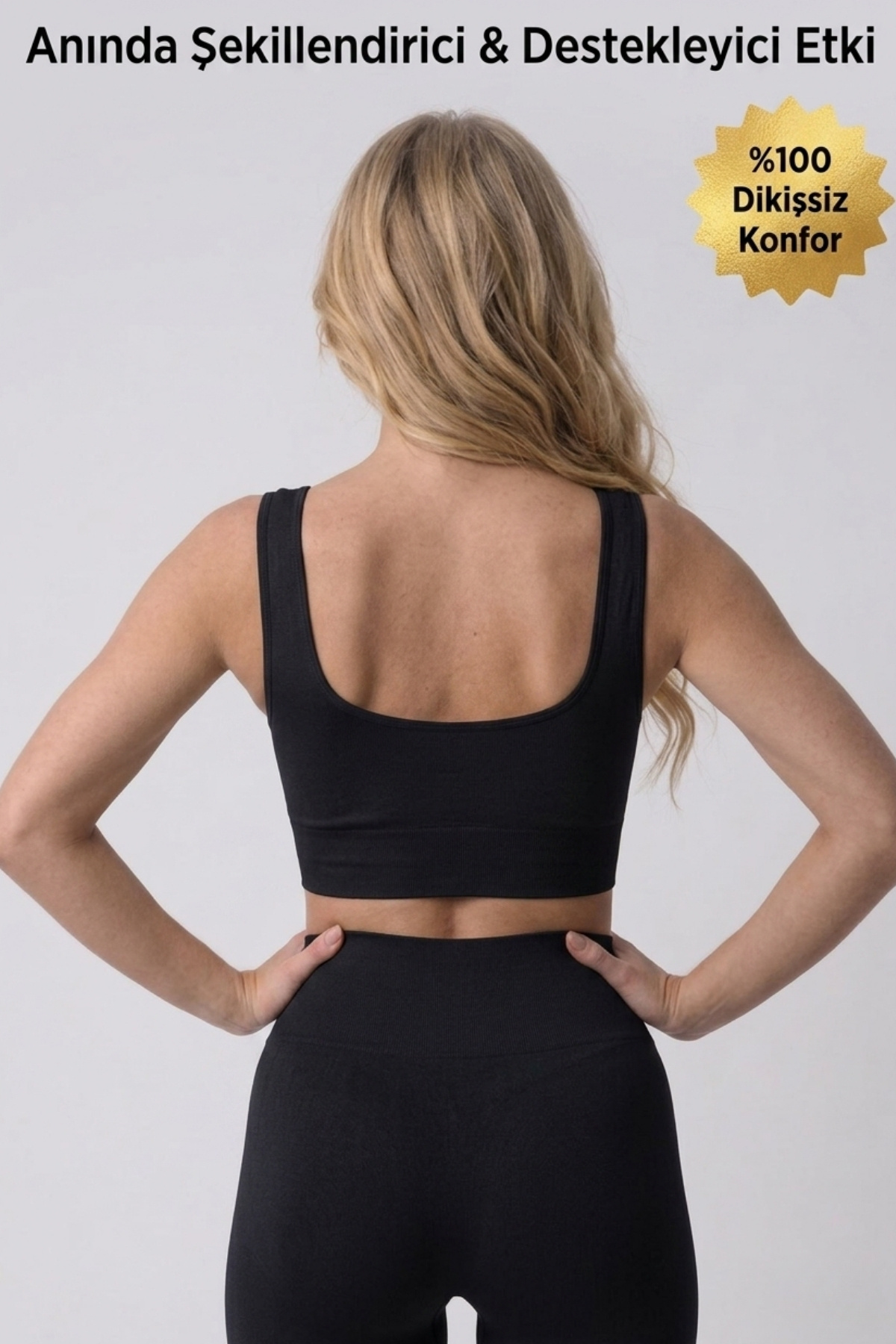 Wiforte Kadın Toparlayıcı Büstiyer Korse Dikişsiz Pedli Kalın Askılı Destekleyici Spor Sütyen Rahat Kullanım görsel 3