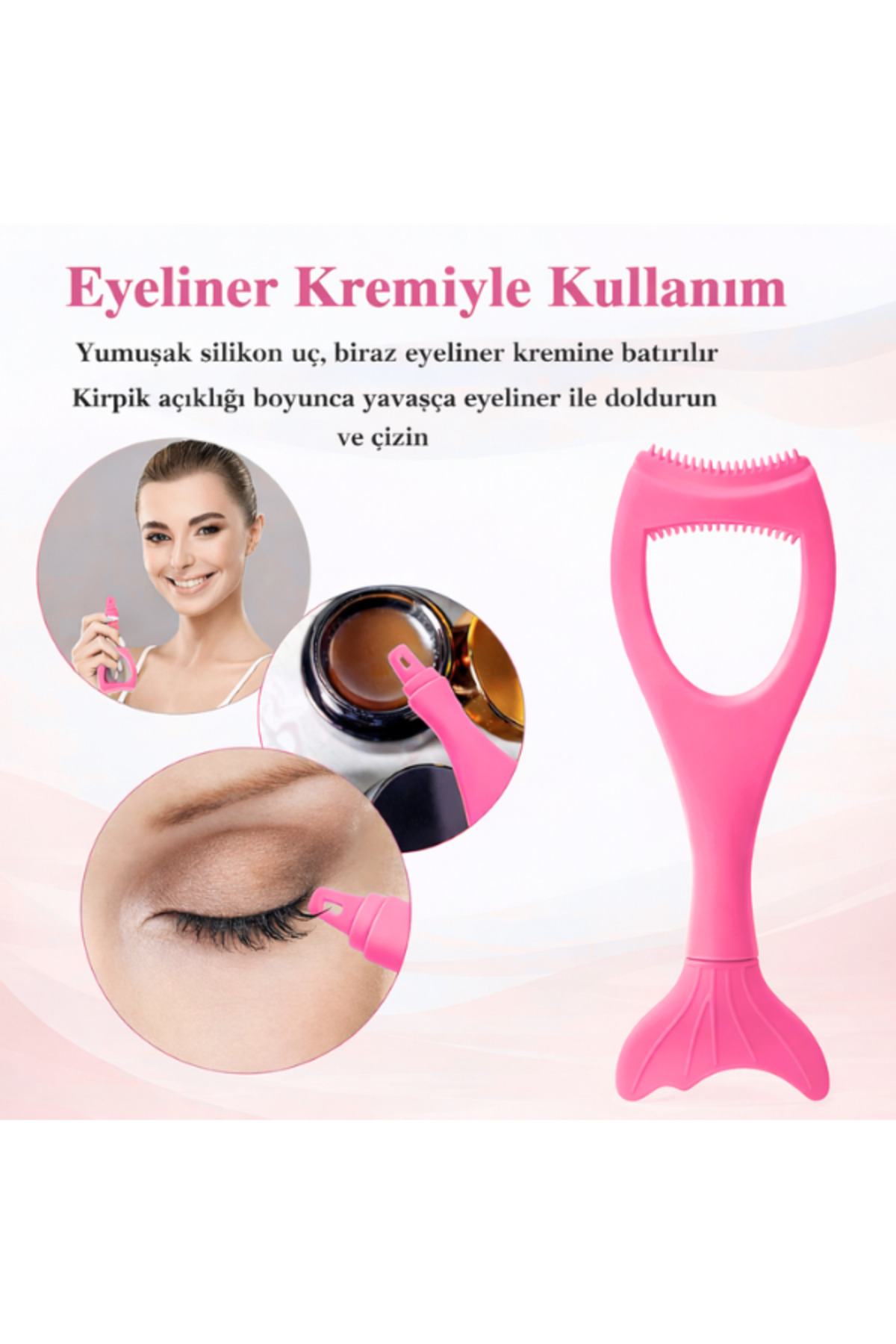 Kirpik Kıvırıcı Eyeliner Çekme Aparatı Göz Makyaj Kozmetik Kirpik Tarağı Maskara Rimel Sürme Aparatı — قرمز Kmız.aprt.çkme — تصویر 7 از 8