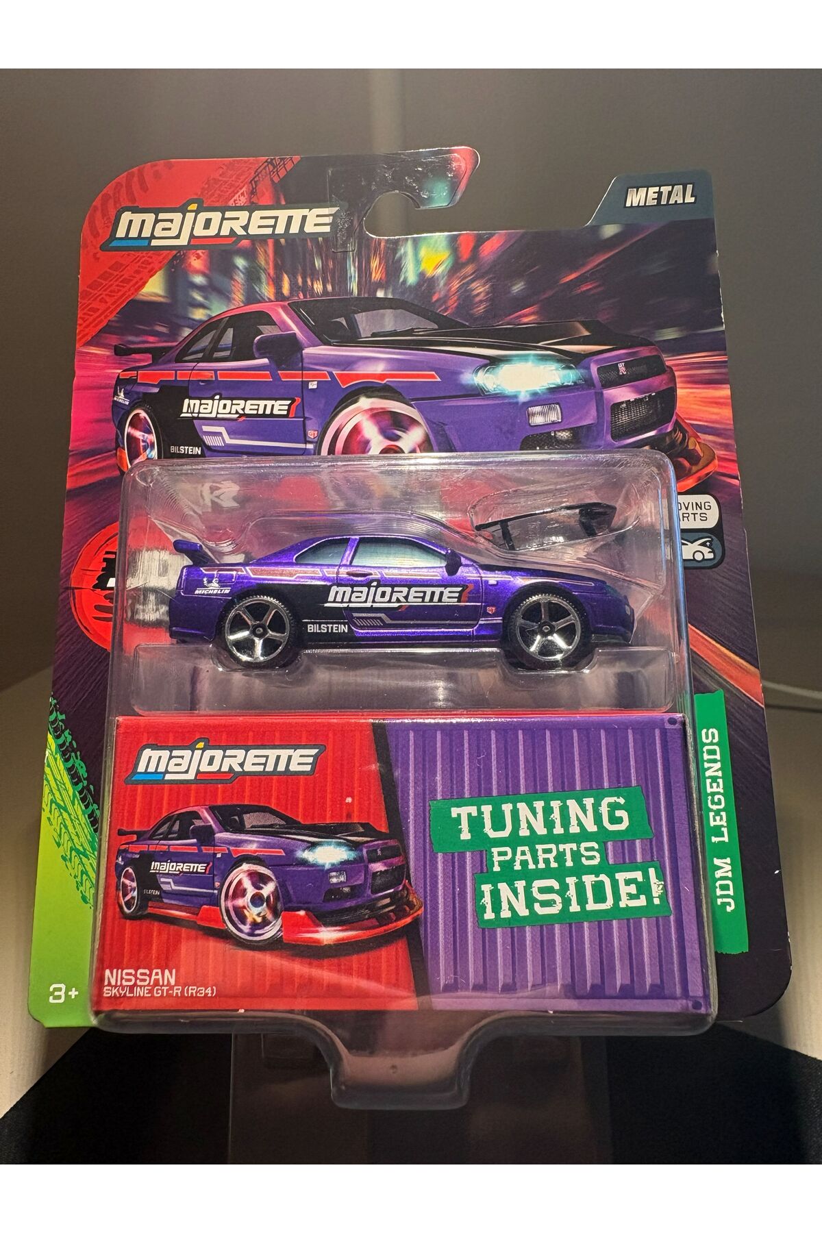 新品　TUNEMAKERS チューンメーカーズ　５点セット　⑩ Majorette Tuning Parts Nissan Skyline GT-R R34 - Fiyatı, Yorumları