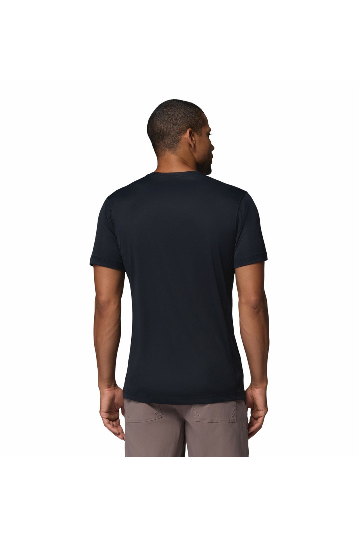Columbia Zero Rules Lıght Ss Crew Erkek Siyah Teknik Kısa Kollu T-shirt Ao2717-011 görsel 5