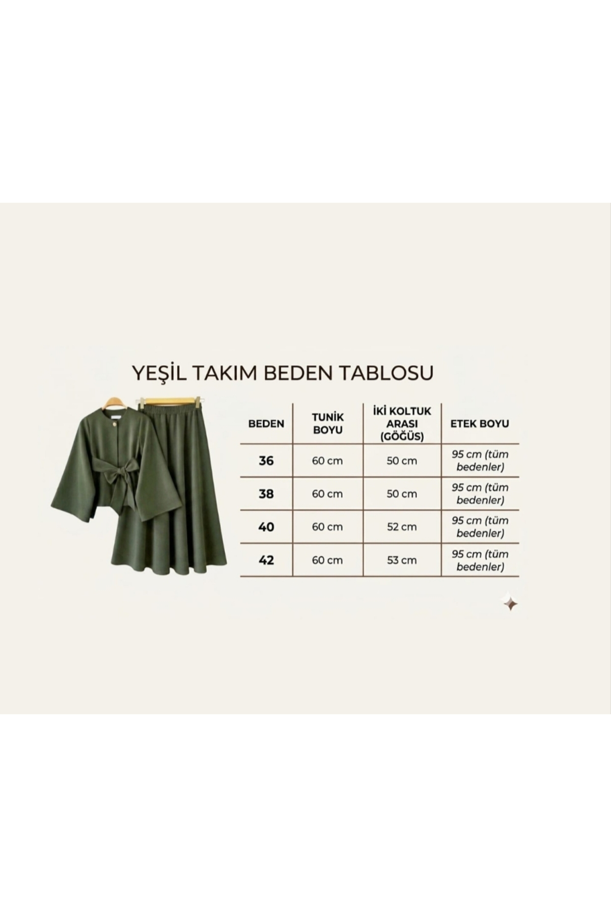LİA TESETTÜR Lia düğme detaylı ikili takım görsel 3