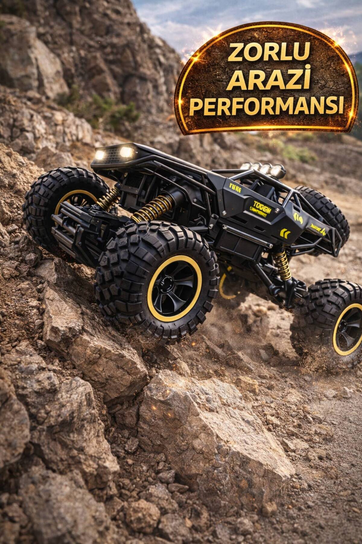 TOYFEST 4x4 Kumandalı Rock Crawler 1:12 Off Road Araba 2.4GHz