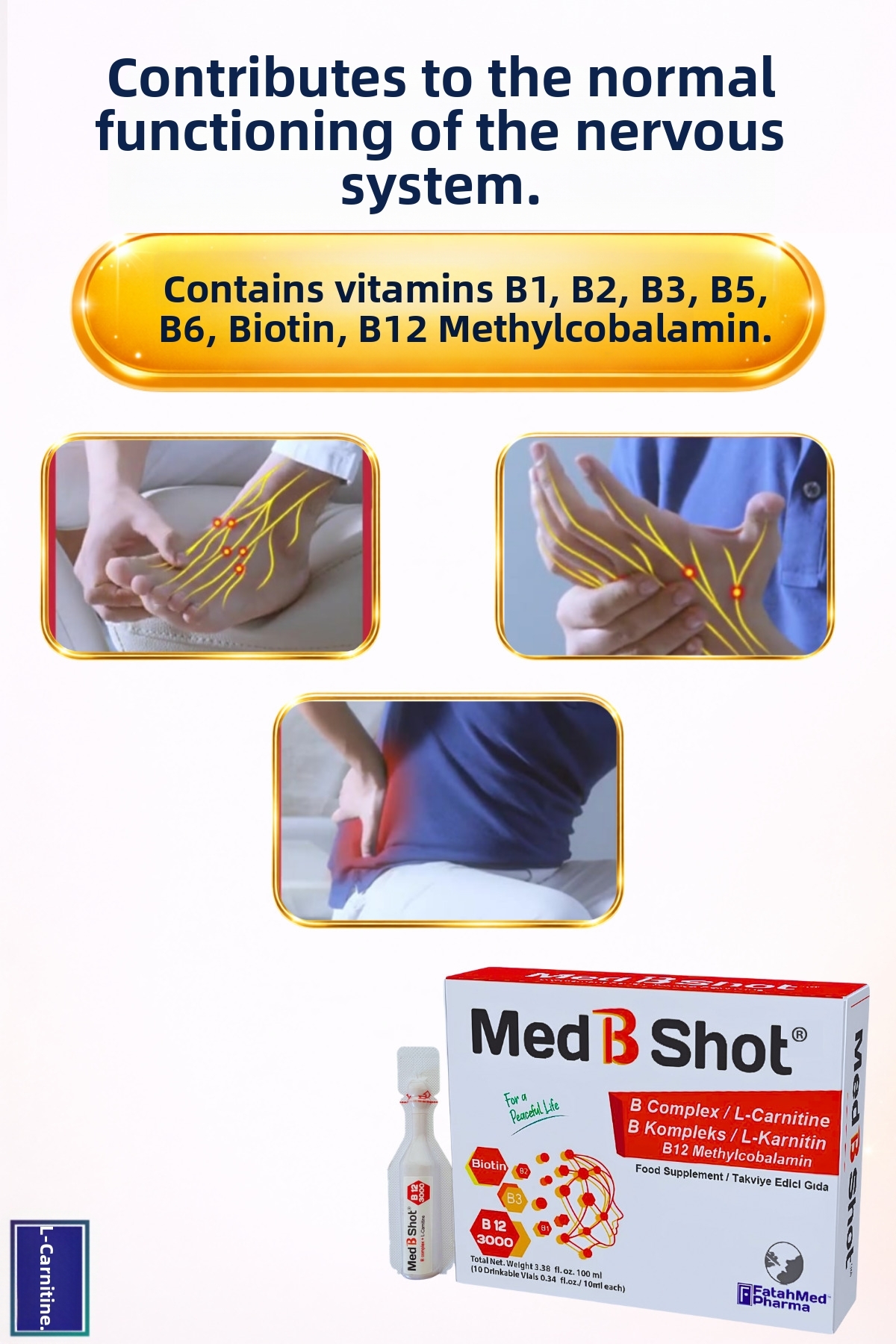 l carnitine and antidepressants Liposomal B12 Complex with Methylfolate, Biotin, L-Carnitine main image 0