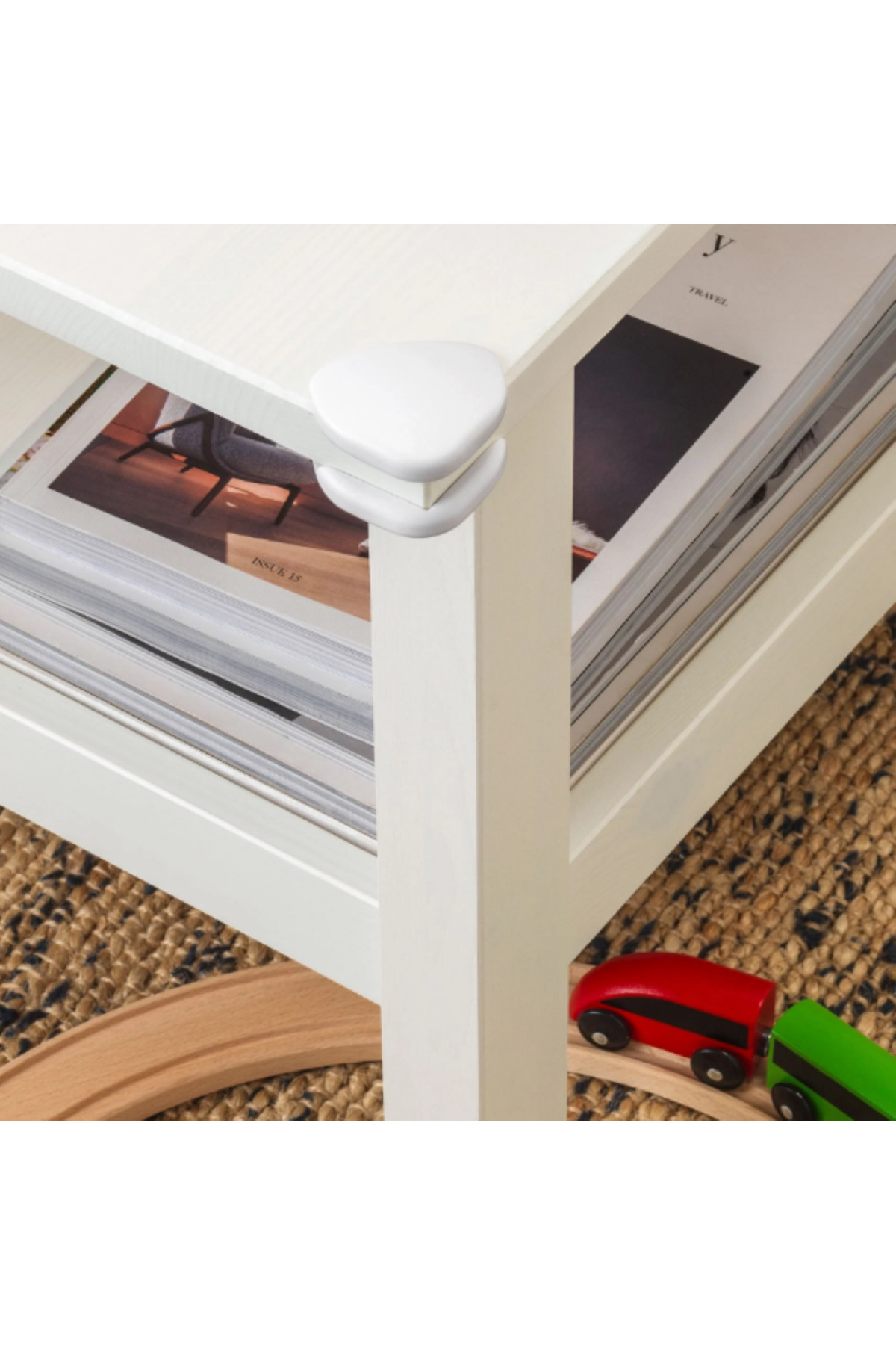 IKEA Köşe Koruyucu, Beyaz, 8 Adet- - Çocuklar İçin Köşe Koruyucu fotoğrafı 2 (önizleme)