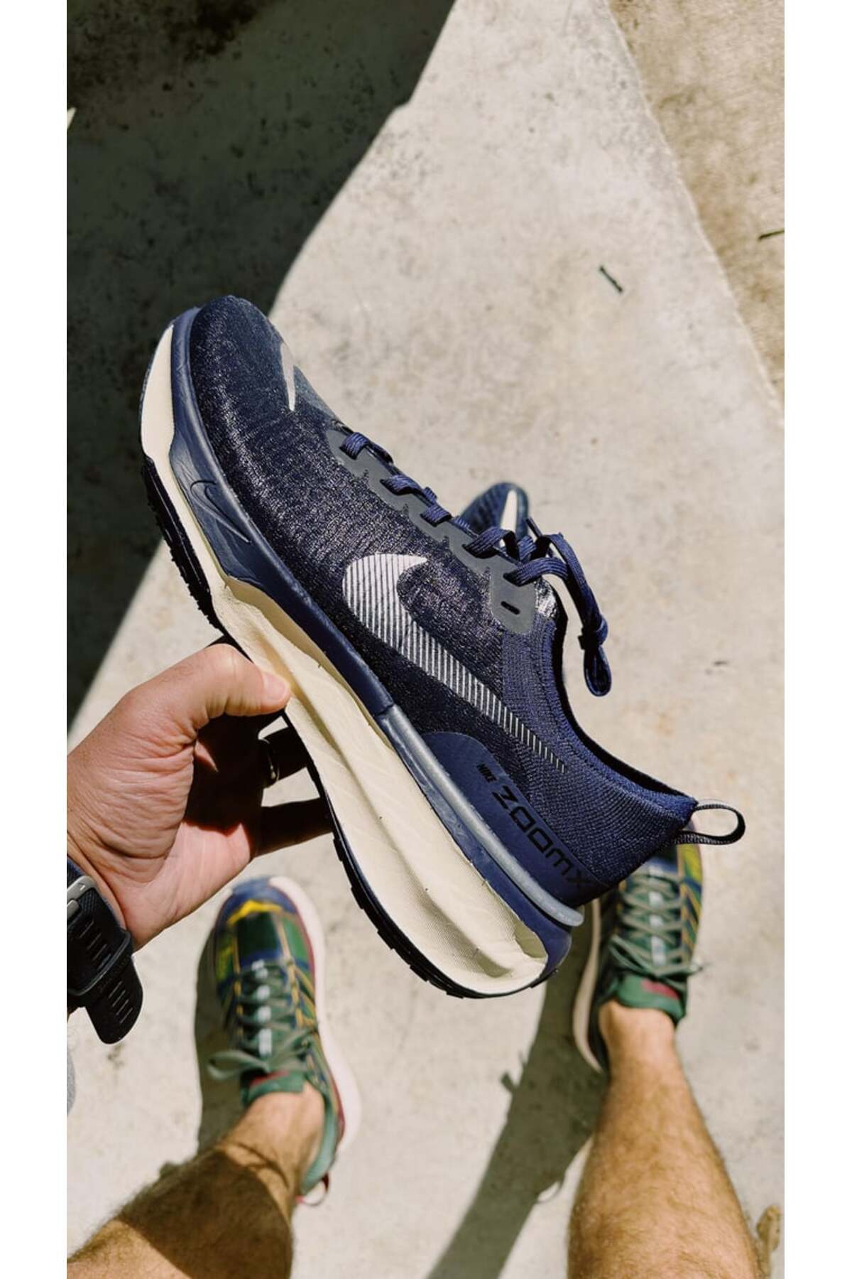 Nike Zoomx Invincible Run Erkek Mavi Koşu Ayakkabısı-DR2615-400