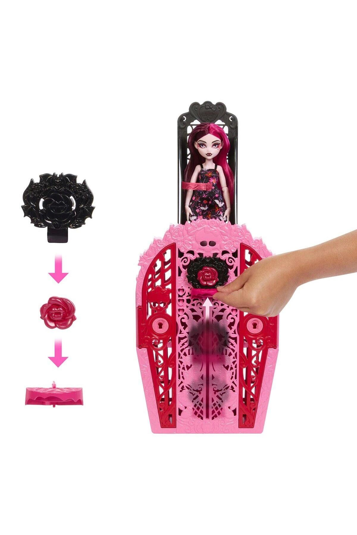 MONSTER HIGH Orjinal Monster High Bebekleri Monster Garden Mysteries Gizemli Arkadaşlar Monster High Seri 4 Bebek fotoğrafı 3 (önizleme)