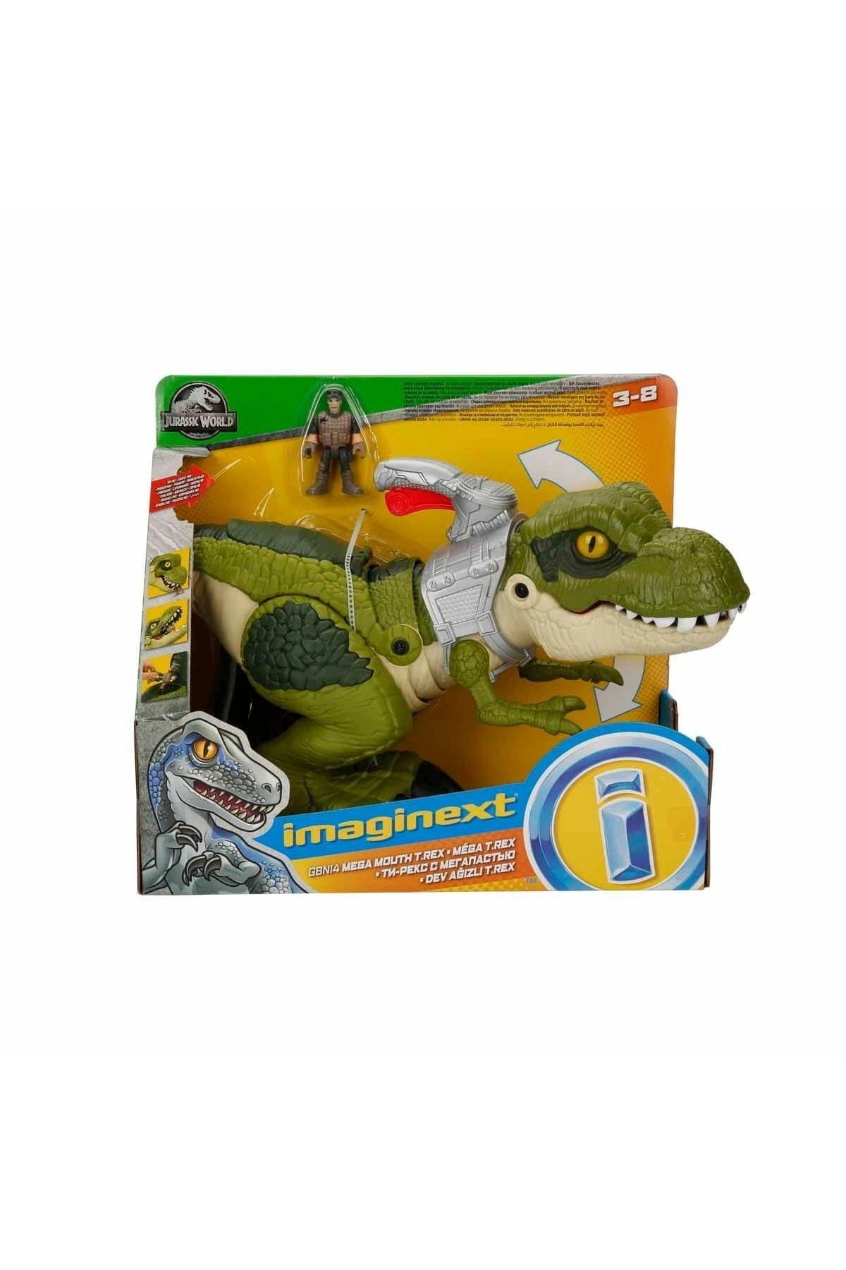 Imaginext Jurassic World Dev Ağızlı T-rex Gbn14 - Fiyatı, Yorumları