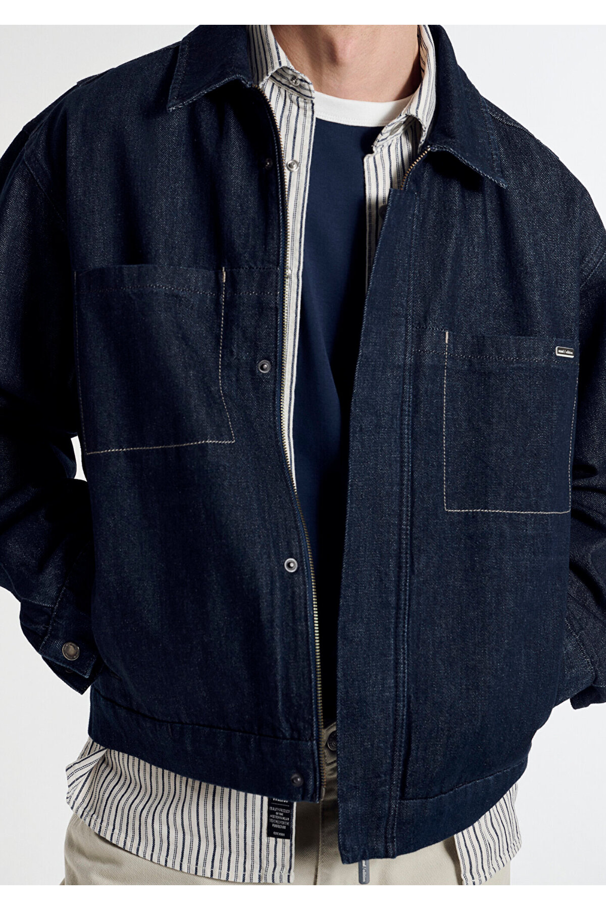 Mavi  Jeran Rinse Edition Lacivert Jean Ceket 0111229-A1711 - Görsel 3