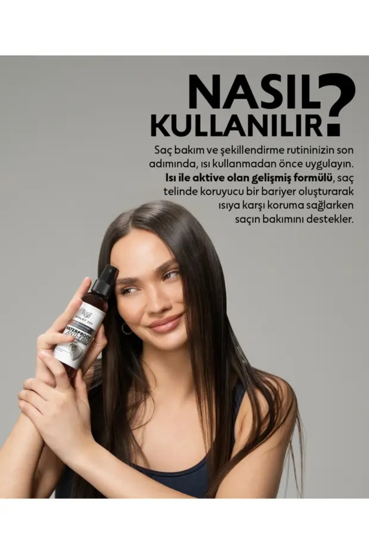 Kaş Kirpik Serumu ve Isı Koruyucu Saç Spreyi Seti - Besleyici, Uzatıcı ve Elektriklenme Önleyici — AJ.10.00116 — تصویر 2 از 7