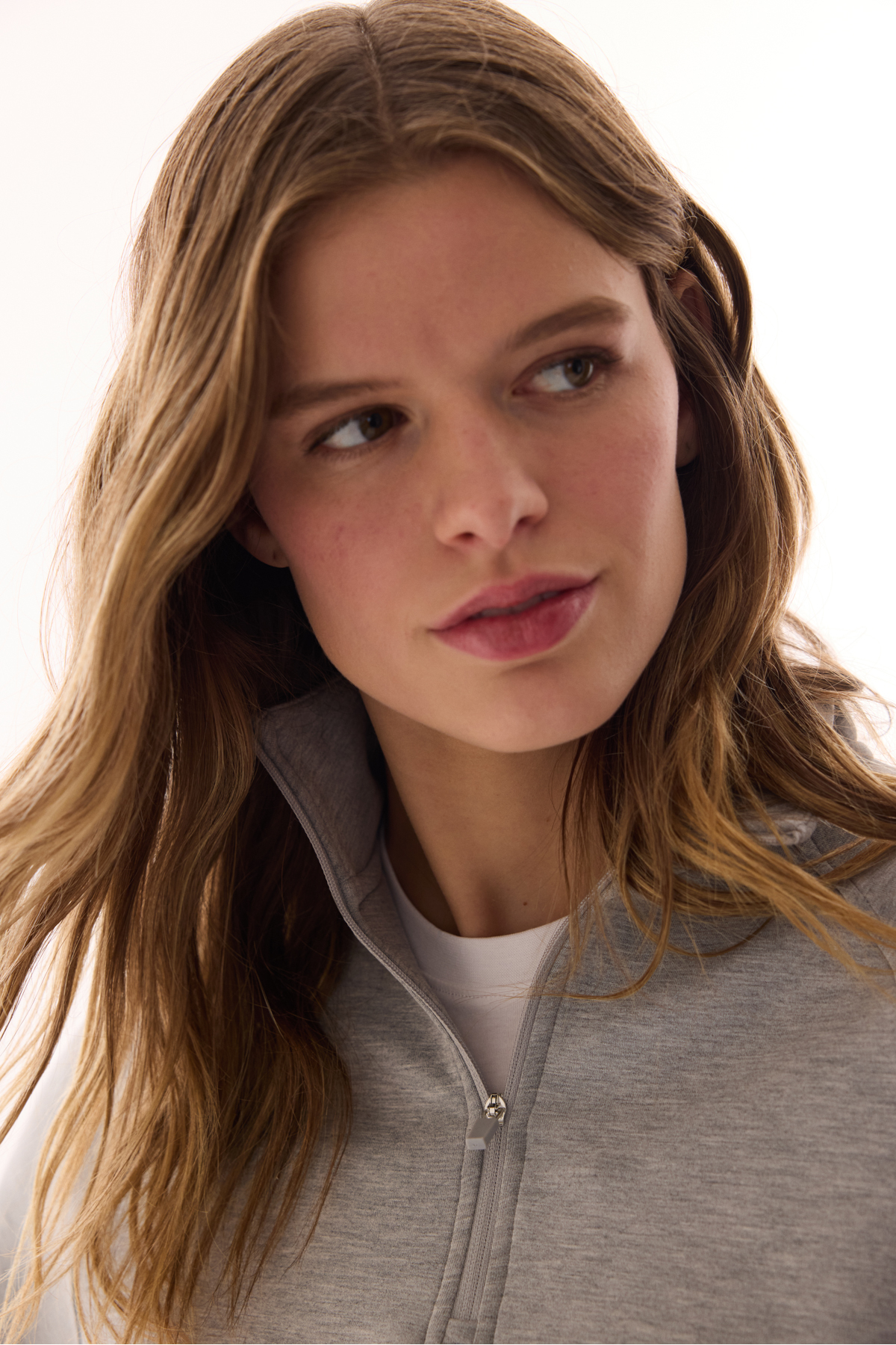 Penti  Gri Modal Yarım Fermuarlı Sweatshirt - Görsel 4