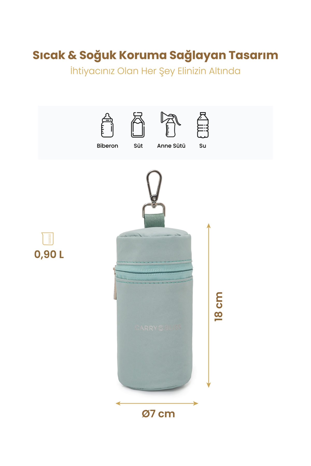 carry bliss MilkMate Isı Yalıtımlı Termal Biberon ve Anne Sütü Taşıma Çantası fotoğrafı 3 (önizleme)