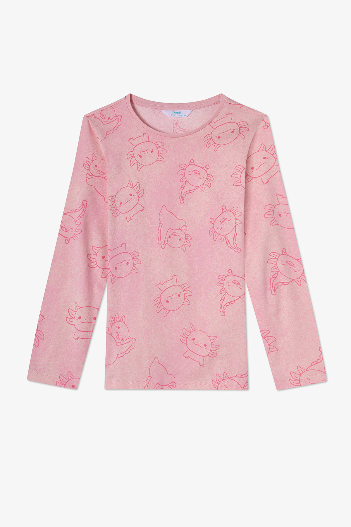 Penti Pembe Kız Çocuk Flying Uzun Kollu Pamuklu 2'li Pijama Takımı fotoğrafı 7 (önizleme)