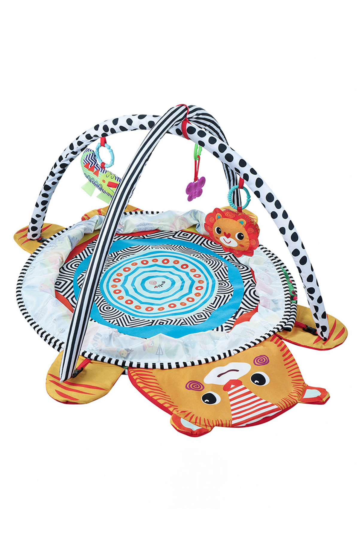 Molie Sevimli Aslan Desenli Bebek Aktivite Halısı ve Top Havuzu fotoğrafı 3 (önizleme)