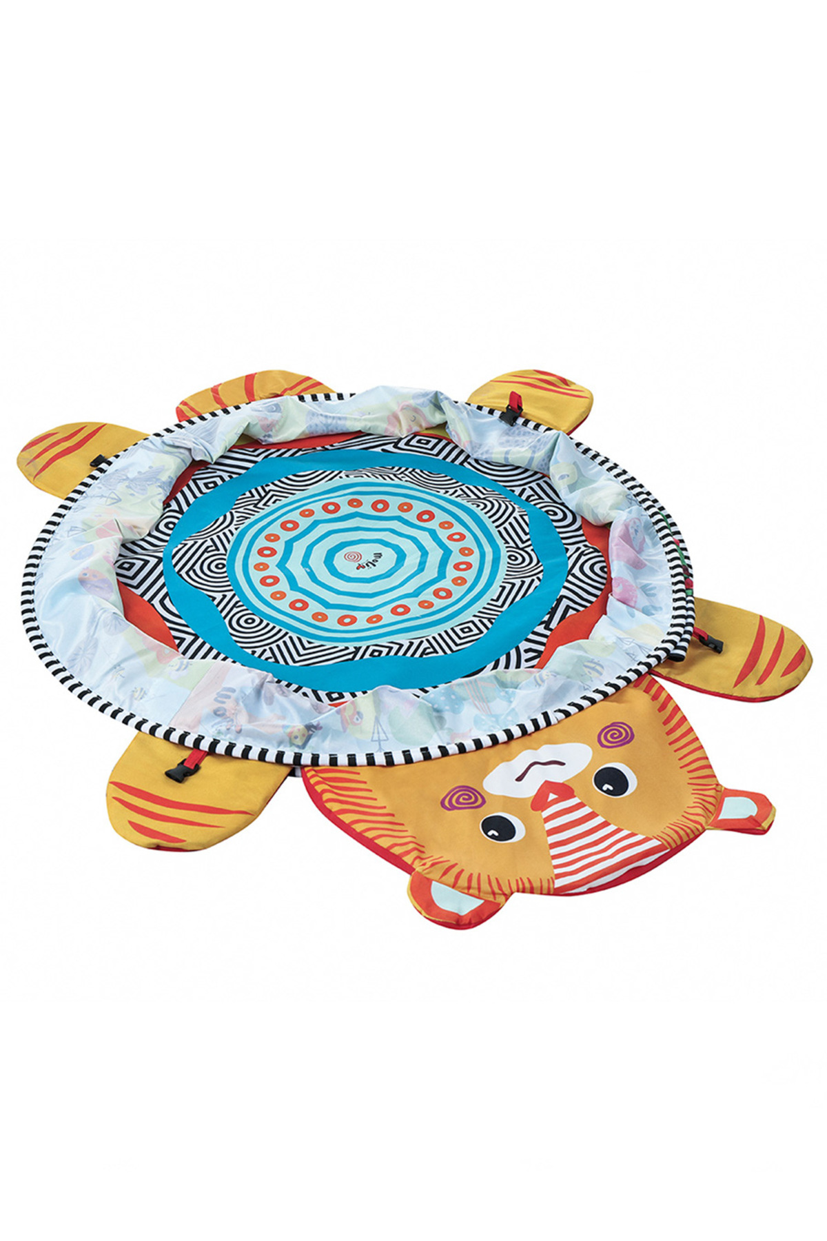 Molie Sevimli Aslan Desenli Bebek Aktivite Halısı ve Top Havuzu fotoğrafı 4 (önizleme)