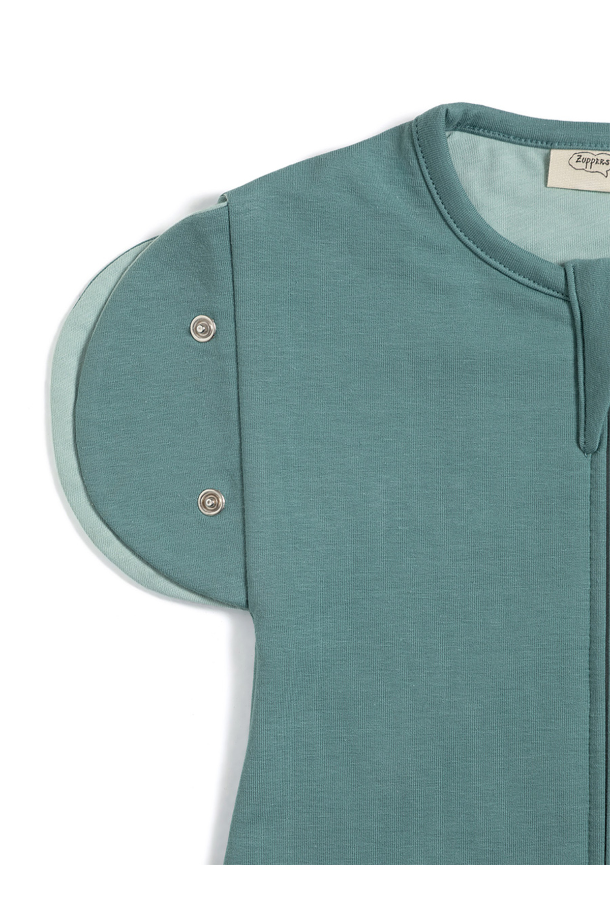 Zuppers Çift Kat Pamuk Bebek Kundak Tulum 1,5 TOG Mint fotoğrafı 4 (önizleme)