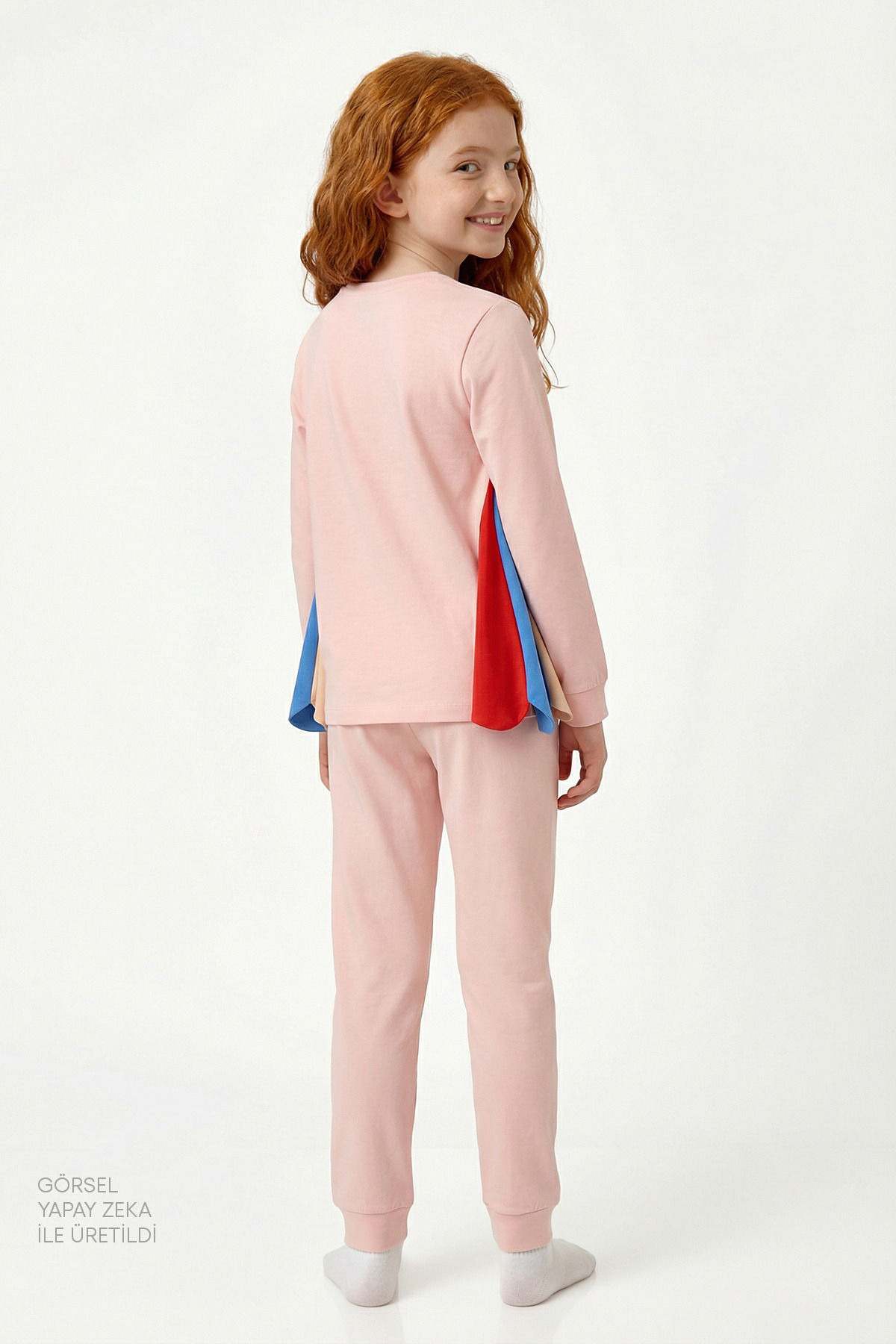 Penti Açık Pembe Kız Çocuk Magician Girl Uzun Kollu Pamuklu Pijama Takımı fotoğrafı 4 (önizleme)