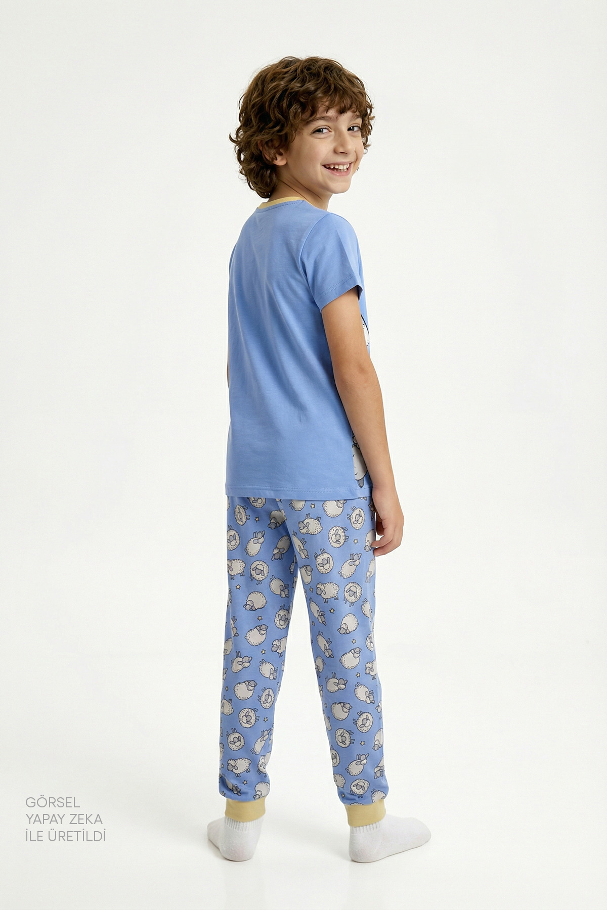 Penti Mavi Erkek Çocuk Sheepy Pamuklu 2'li Pijama Takımı fotoğrafı 4 (önizleme)